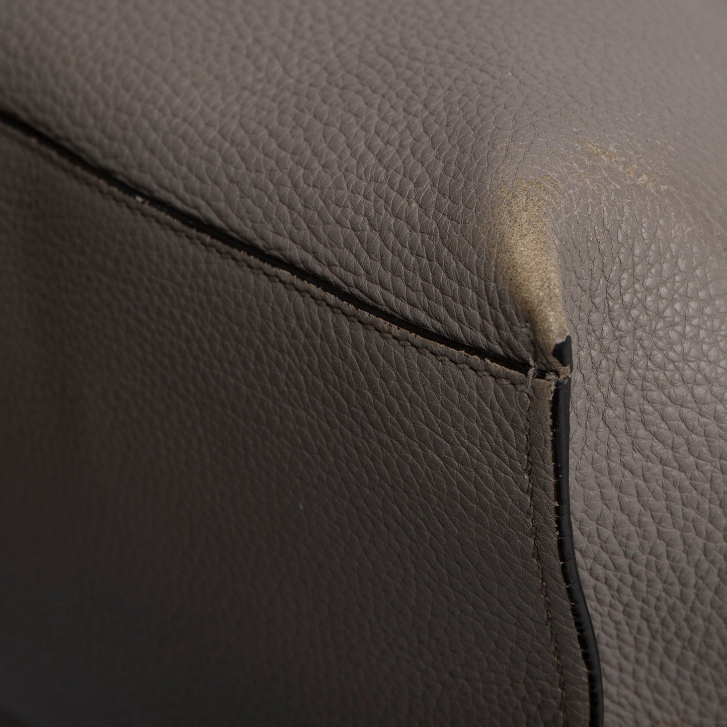 Gucci Large Leather Bamboo Daily Top Handle Bag