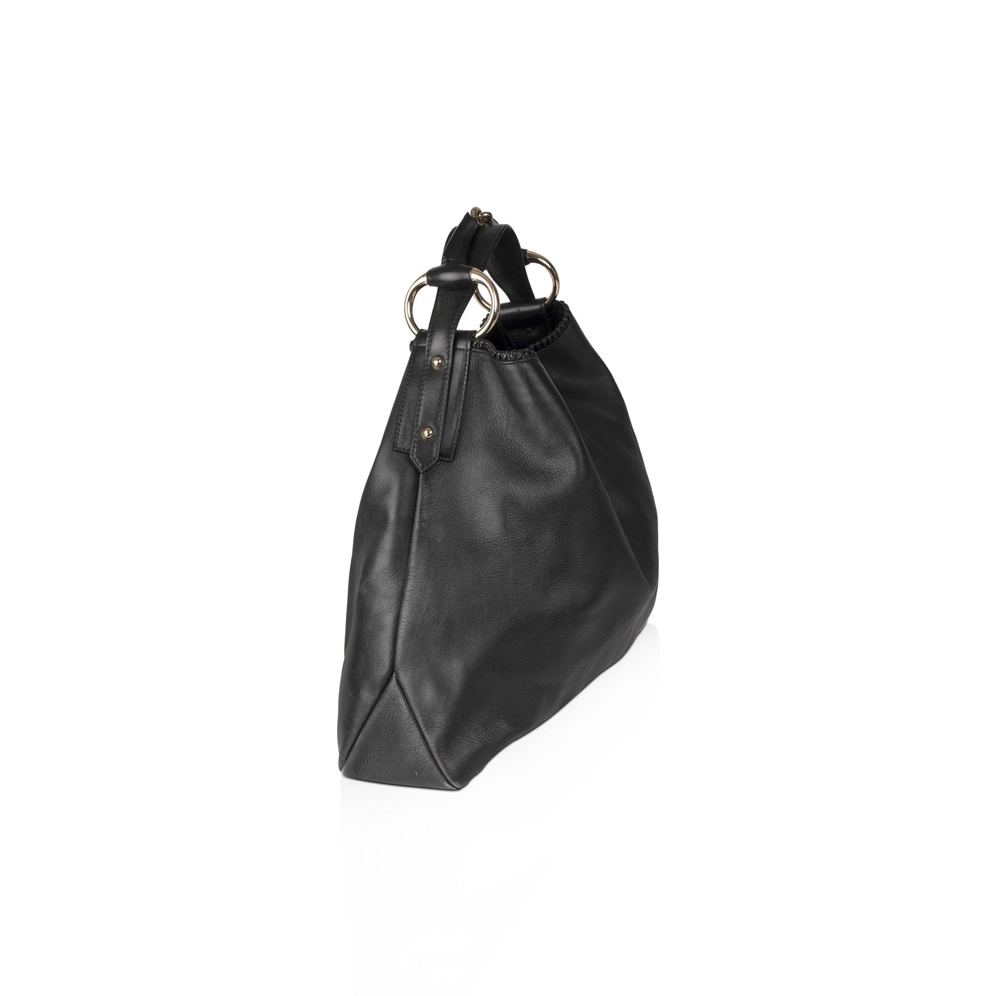 Gucci Large Leather Horsebit Hobo