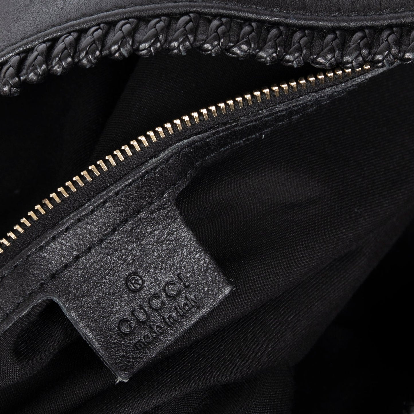 Gucci Large Leather Horsebit Hobo