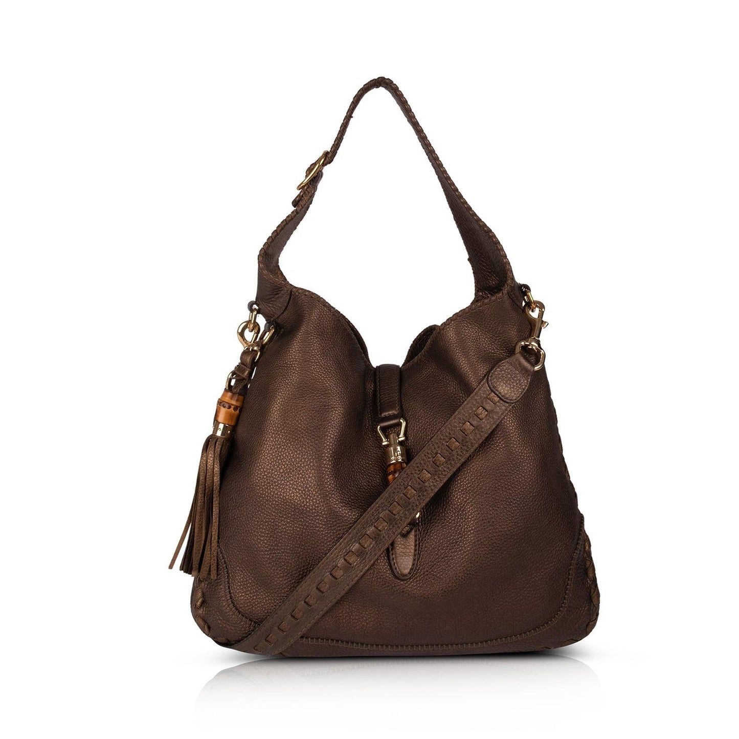 Gucci Large New Jackie Leather Hobo