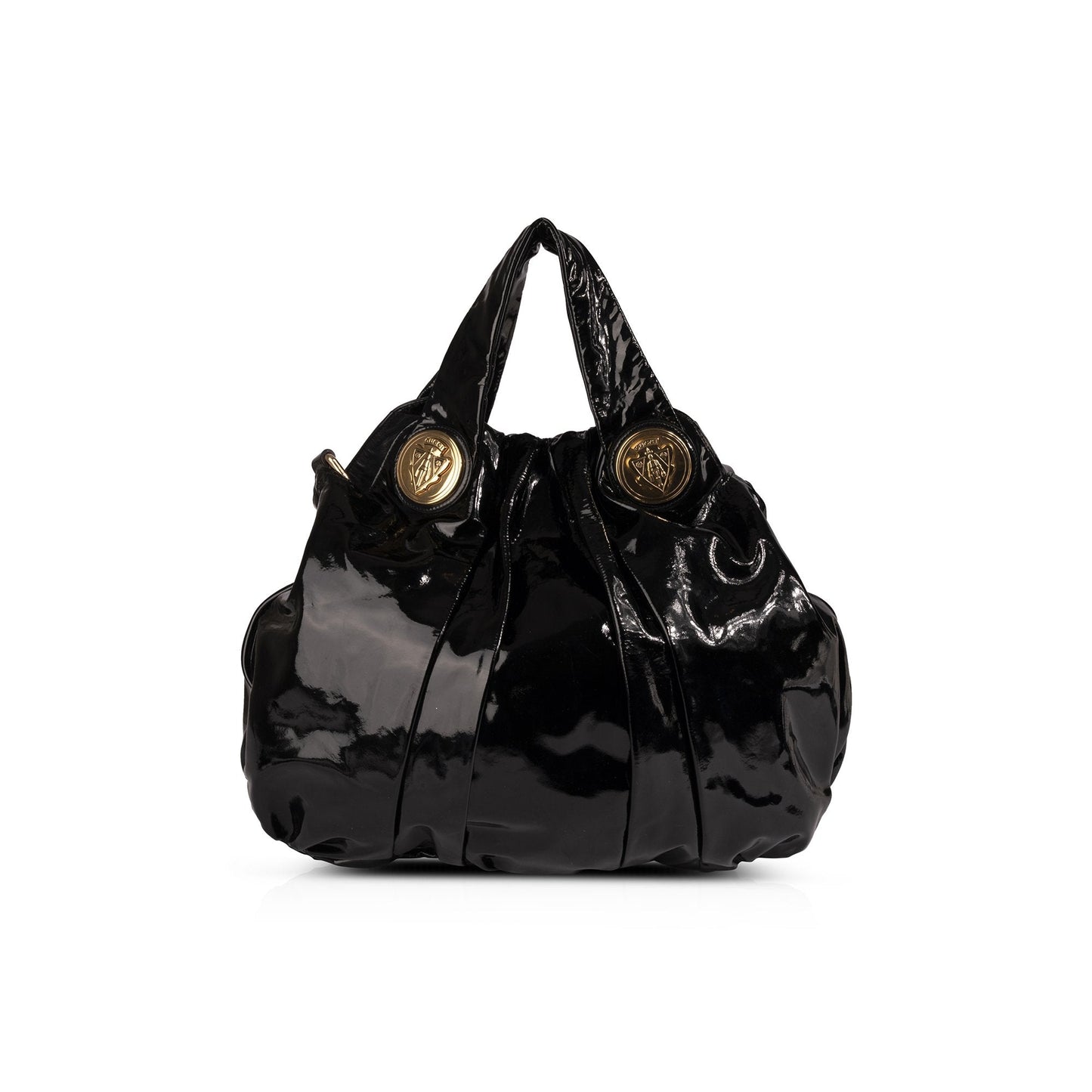 Gucci Large Patent Leather Hysteria Hobo