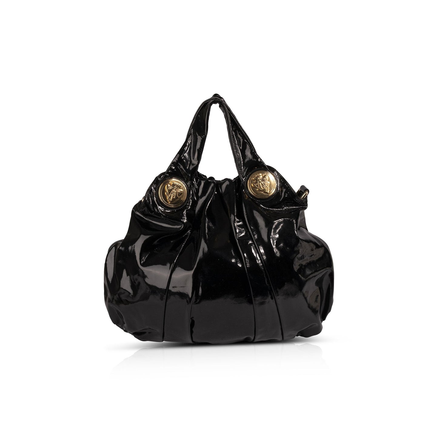 Gucci Large Patent Leather Hysteria Hobo