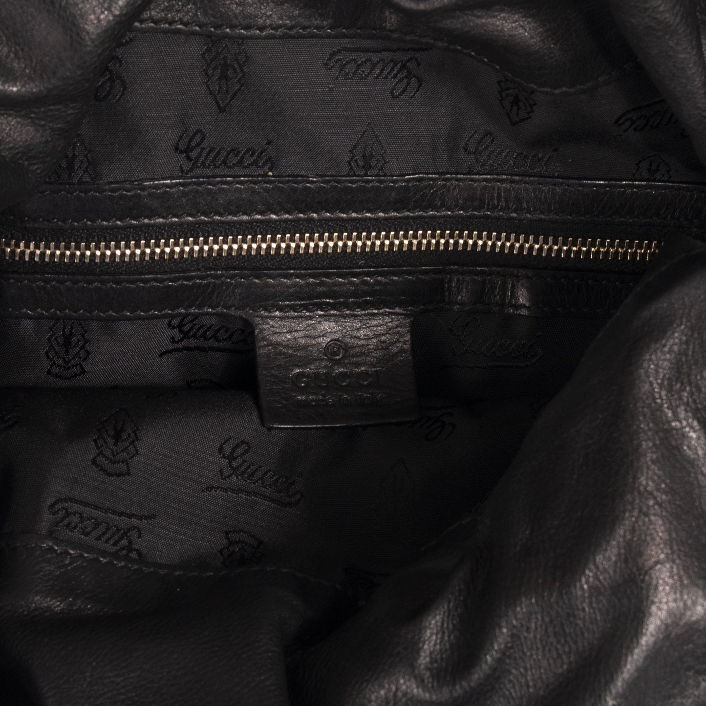 Gucci Large Patent Leather Hysteria Hobo