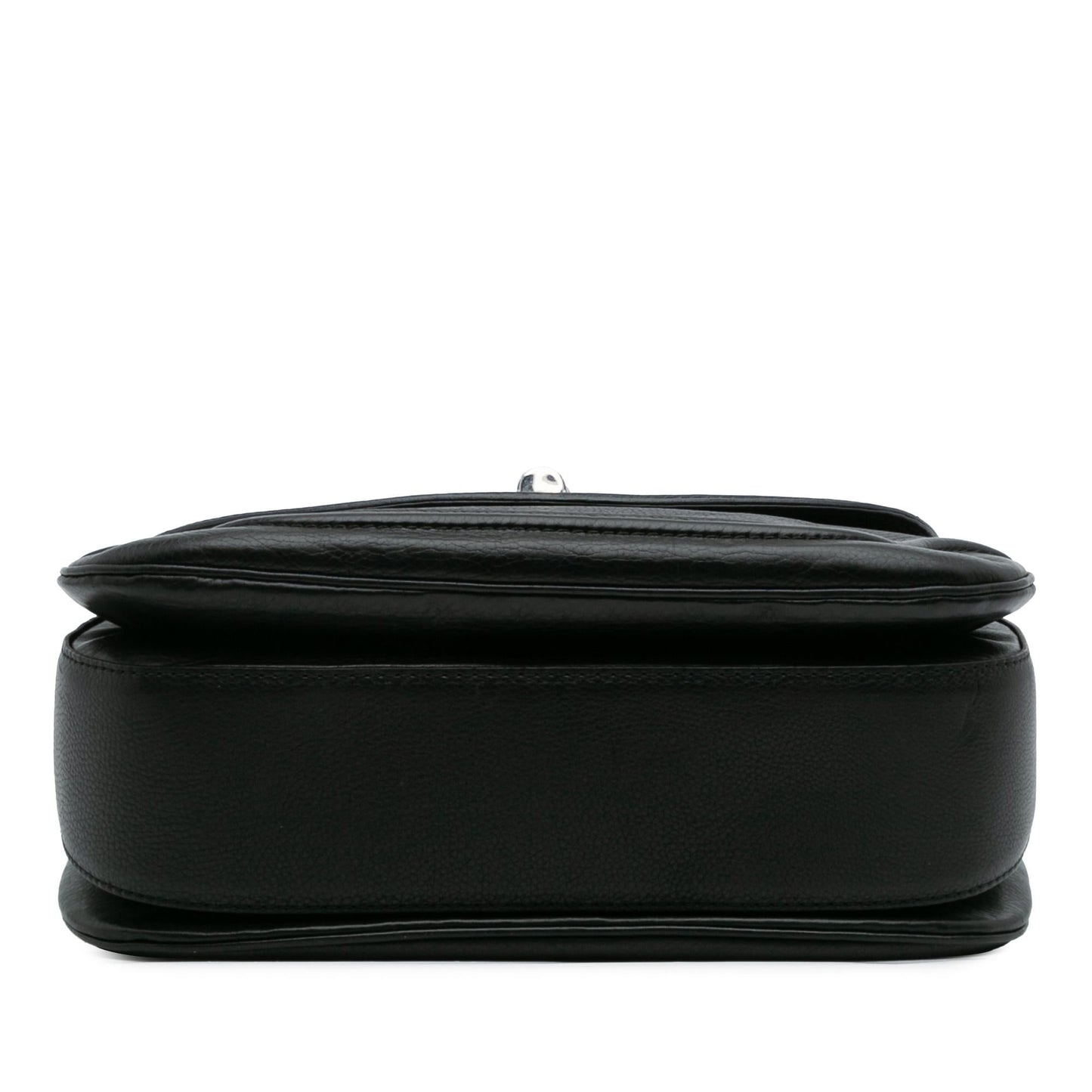 Gucci Large Pebbled Calfskin New Bamboo Top Handle Bag