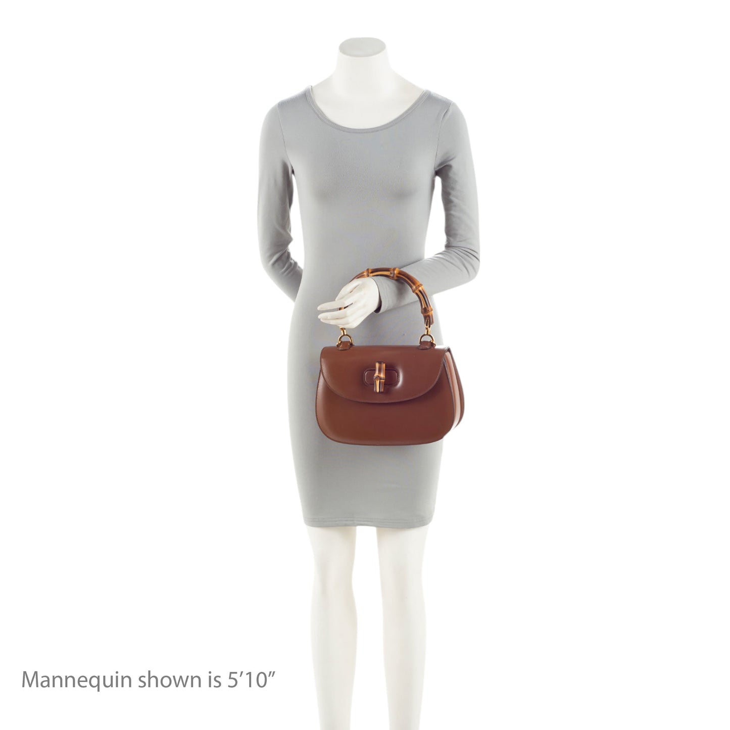 Gucci Leather Bamboo 1947 Medium Top Handle