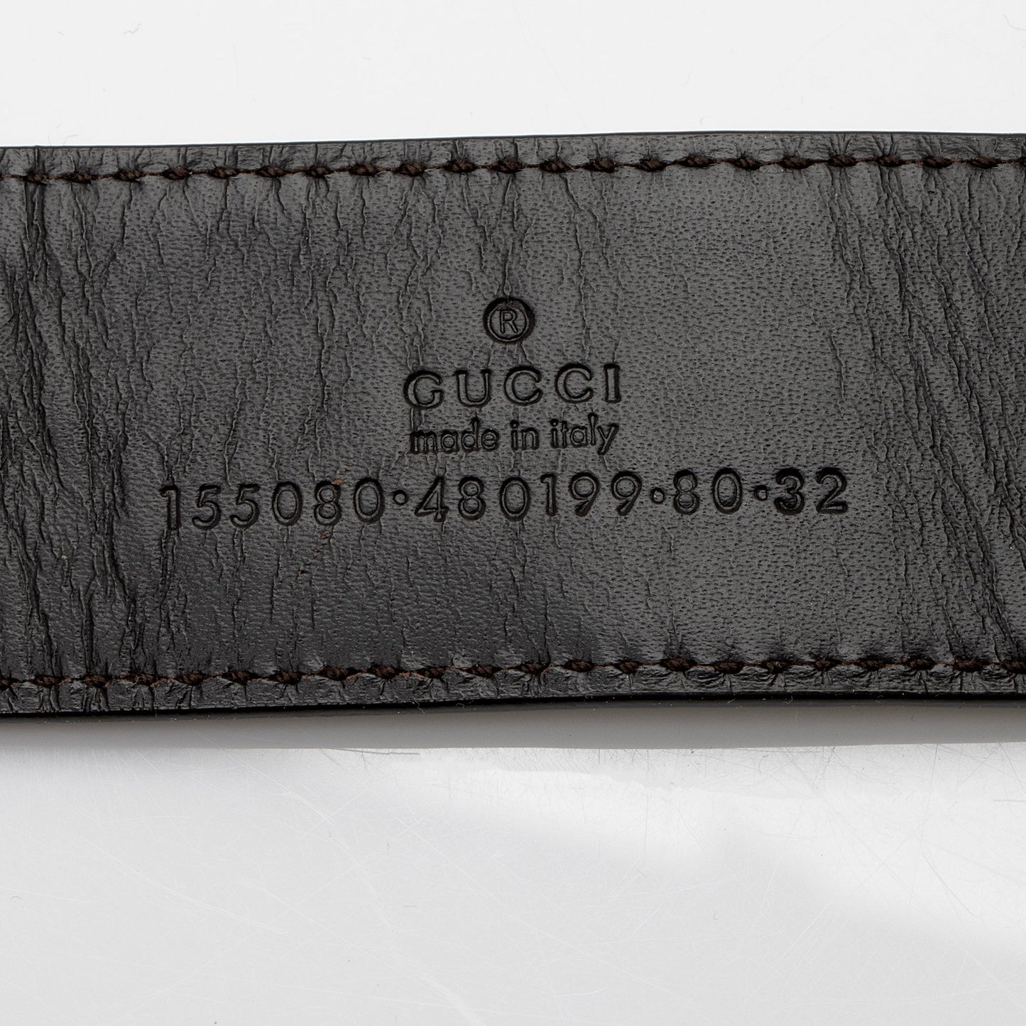 Gucci Leather Bamboo Horsebit Belt - Size 32 / 80 (SHF-c2WoNK)