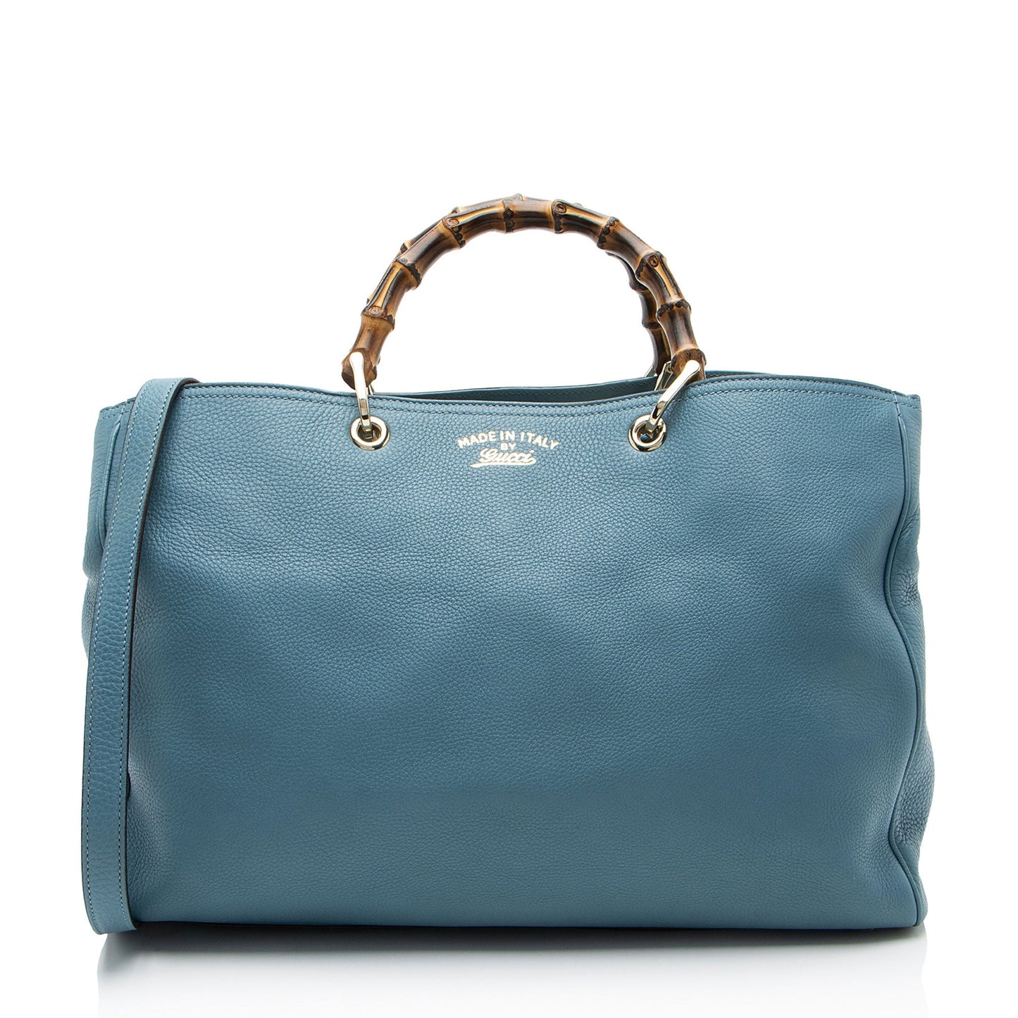 Gucci Leather Bamboo Large Shopper Tote