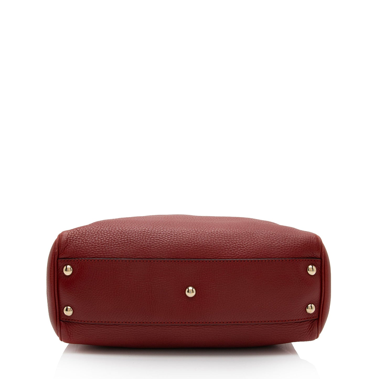 Gucci Metallic Leather Bamboo Mini Shopper Tote (SHF-Vl4q6H)