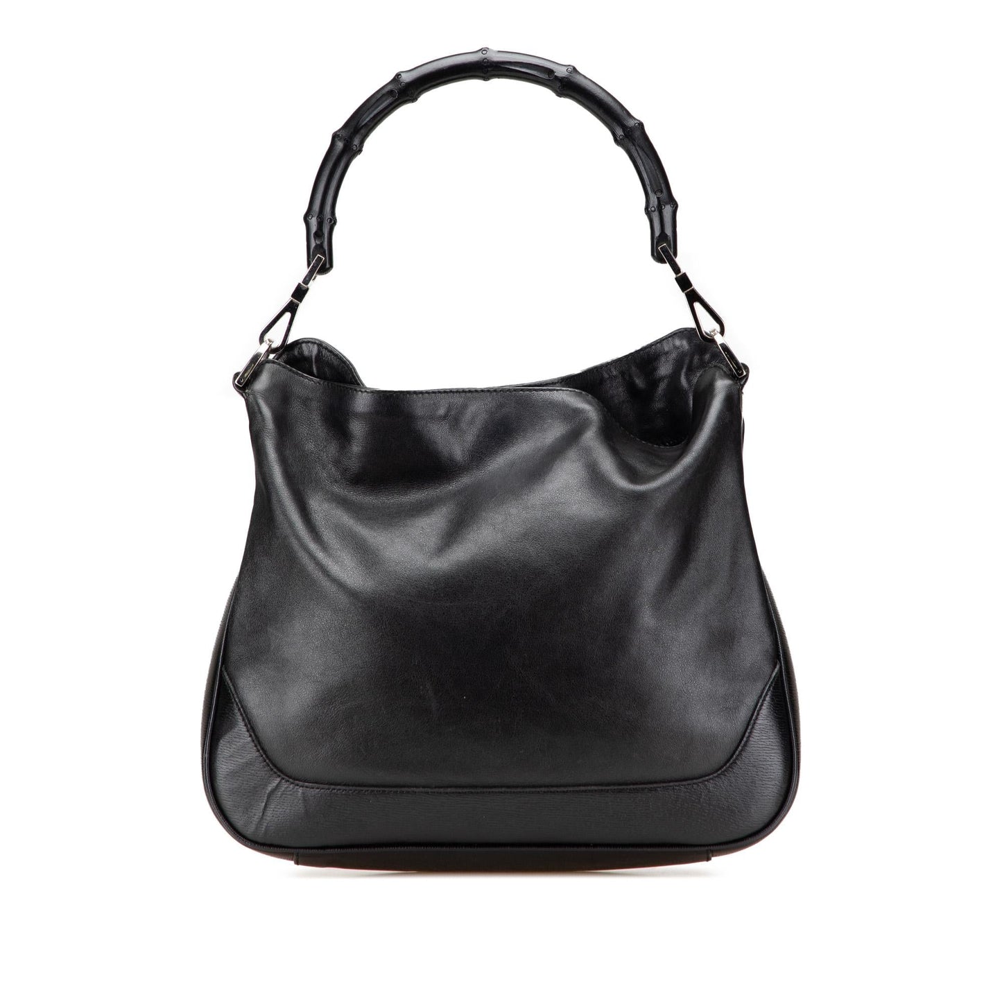 Gucci Leather Bamboo Satchel