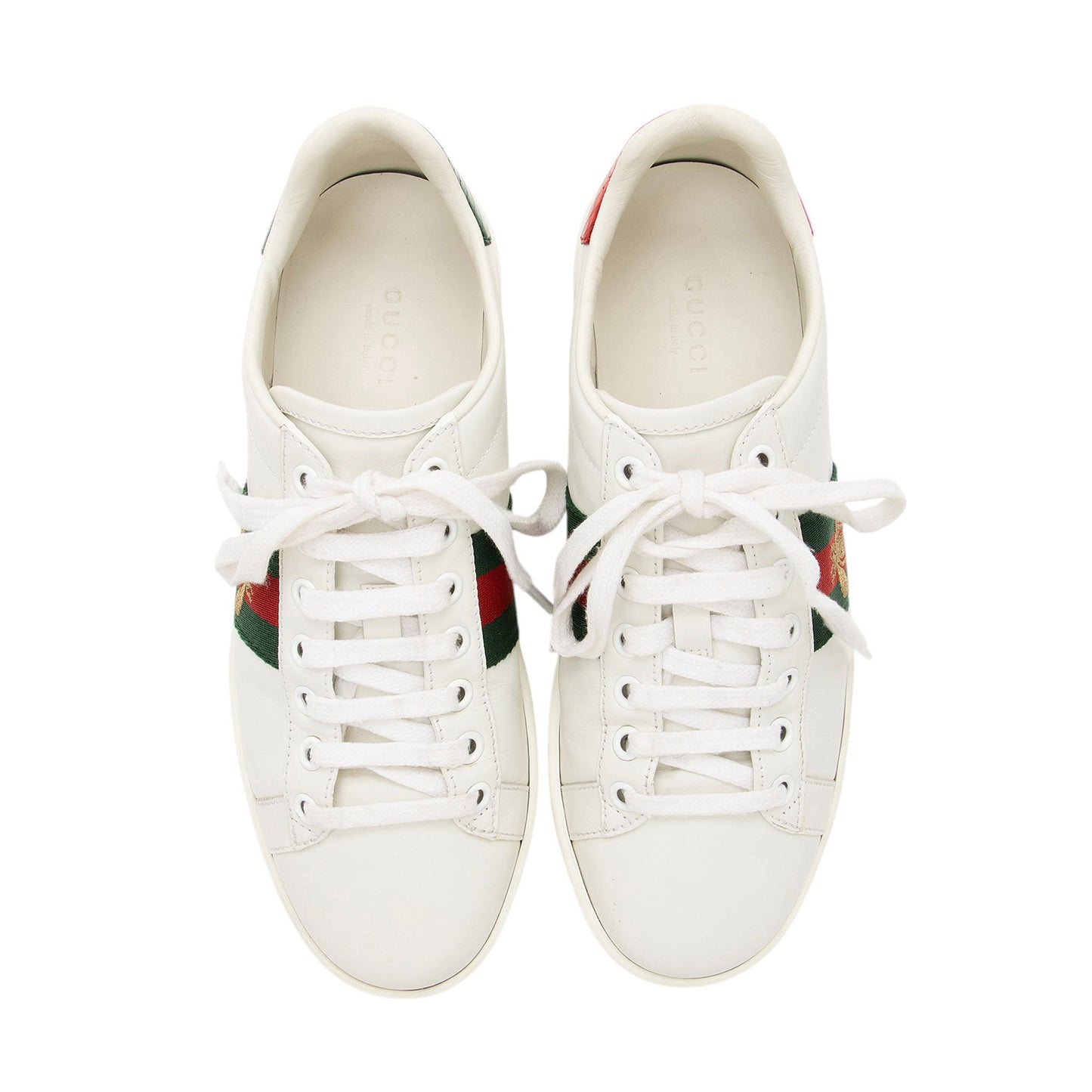 Gucci Leather Bee Ace Sneakers - Size 6 / 36