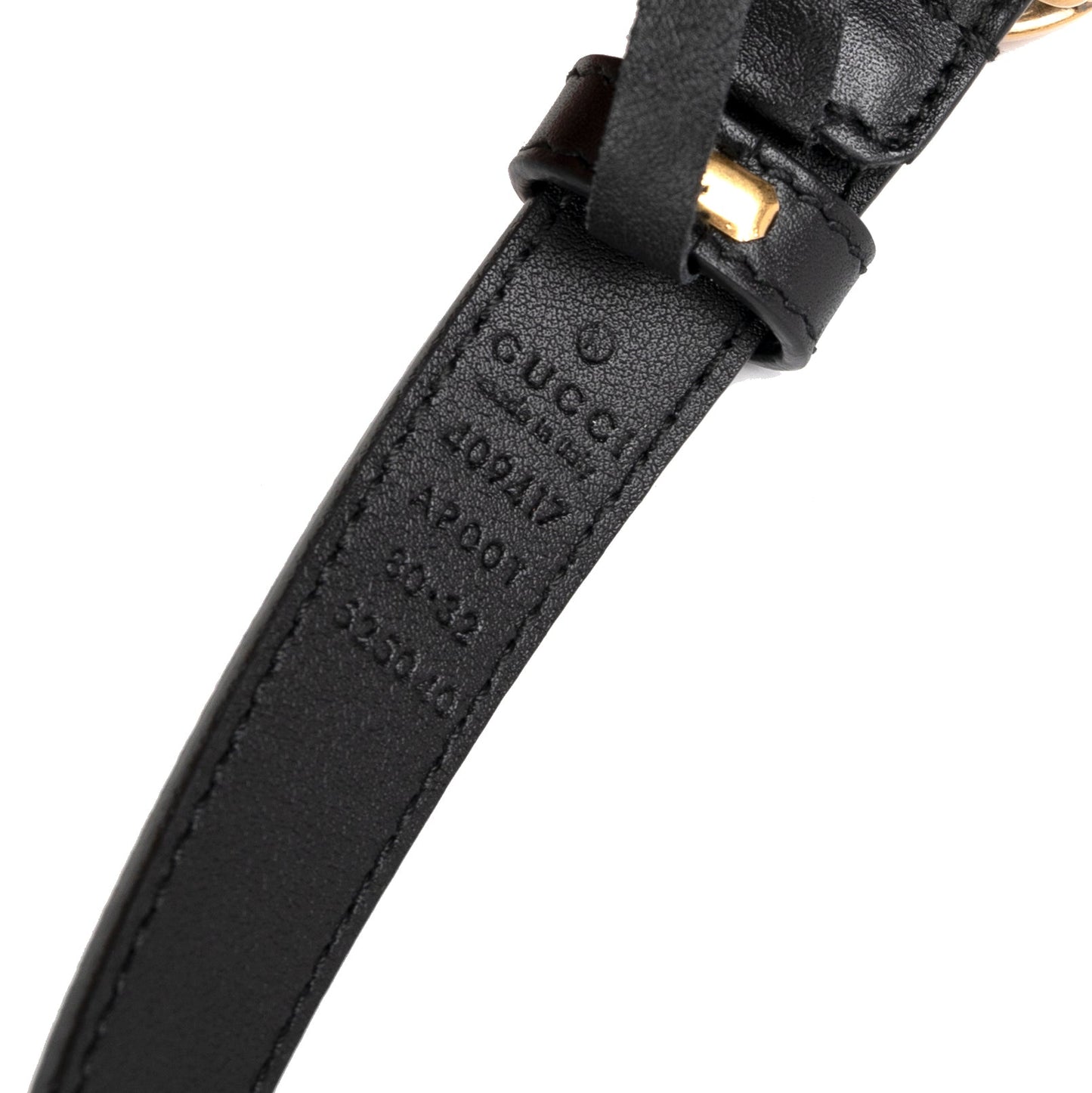 Gucci Leather Belt with Double G Buckle