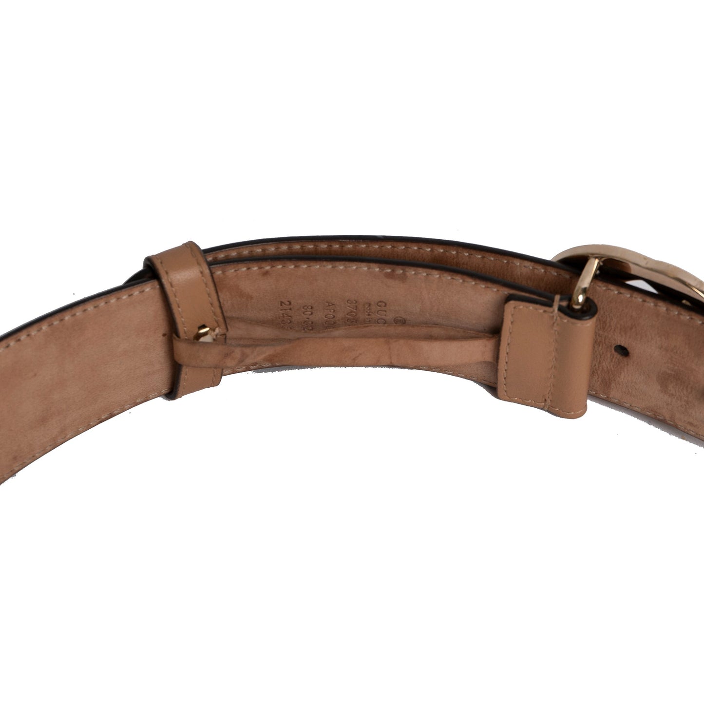 Gucci Leather Belt with Interlocking G Buckle