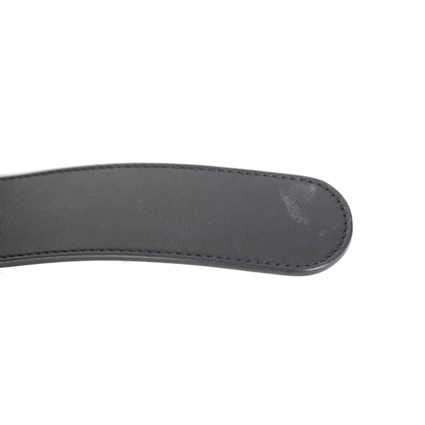 Gucci Leather Belt with Pearl Double G Buckle