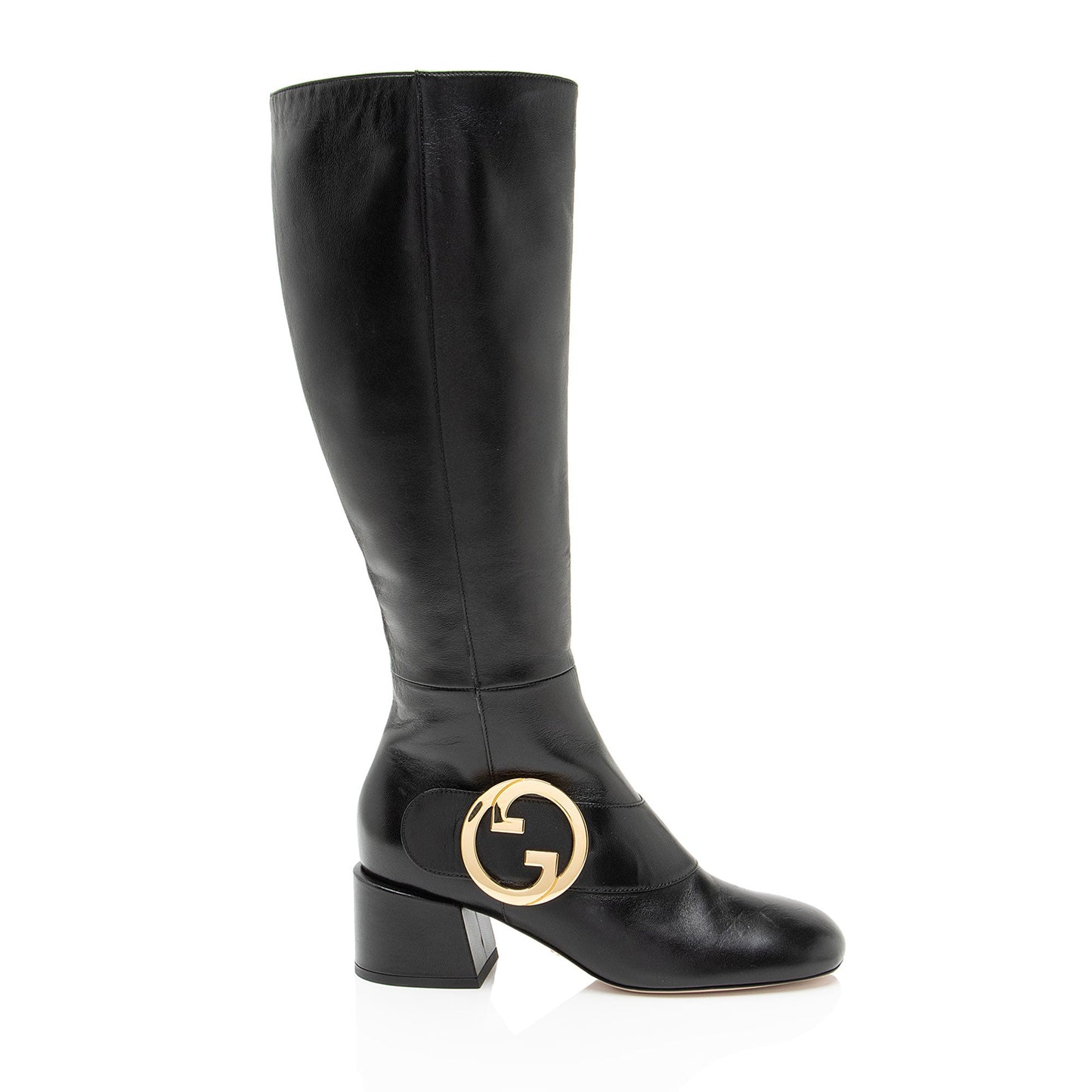 Gucci Leather Blondie Knee High Boots - Size 7 / 37