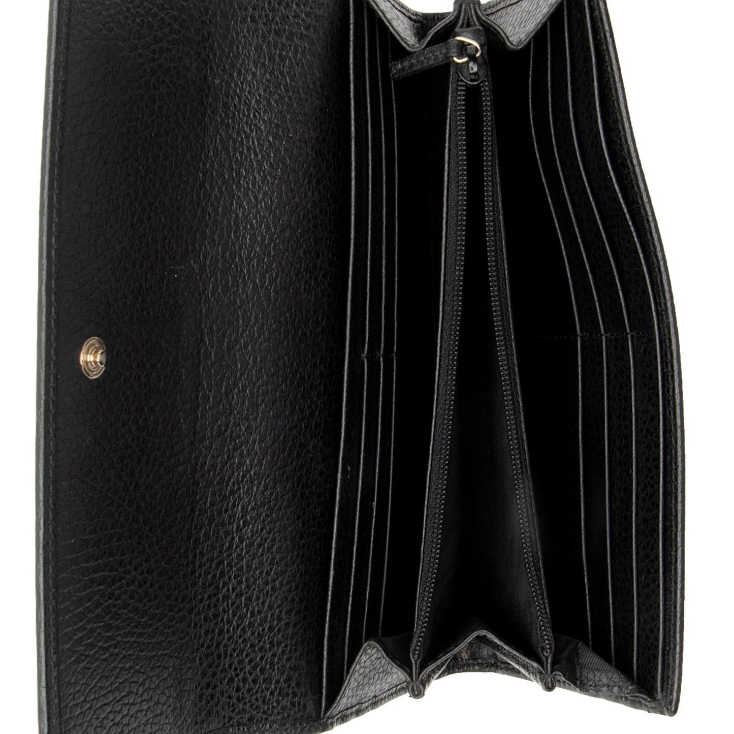Gucci Leather Continental Wallet (SHF-jdCox7)