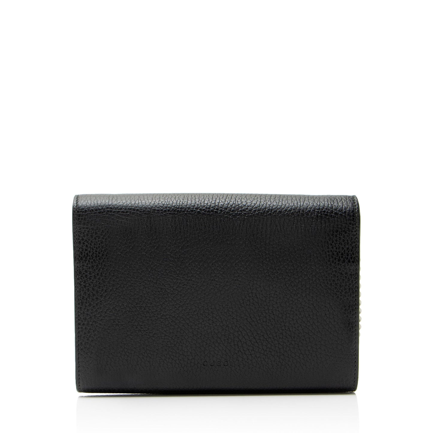 Gucci Leather Crystal Dionysus Chain Wallet