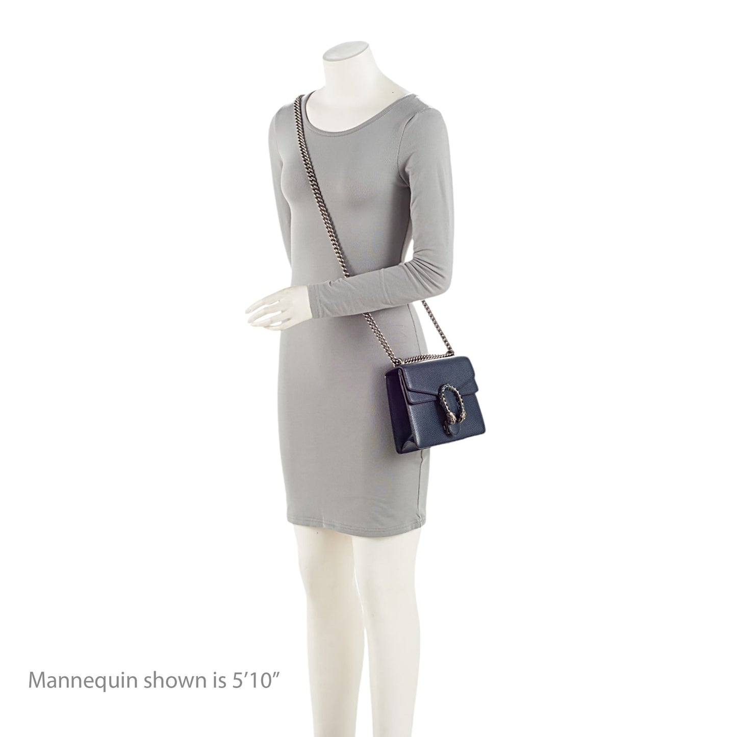 Gucci Leather Crystal Dionysus Small Shoulder Bag