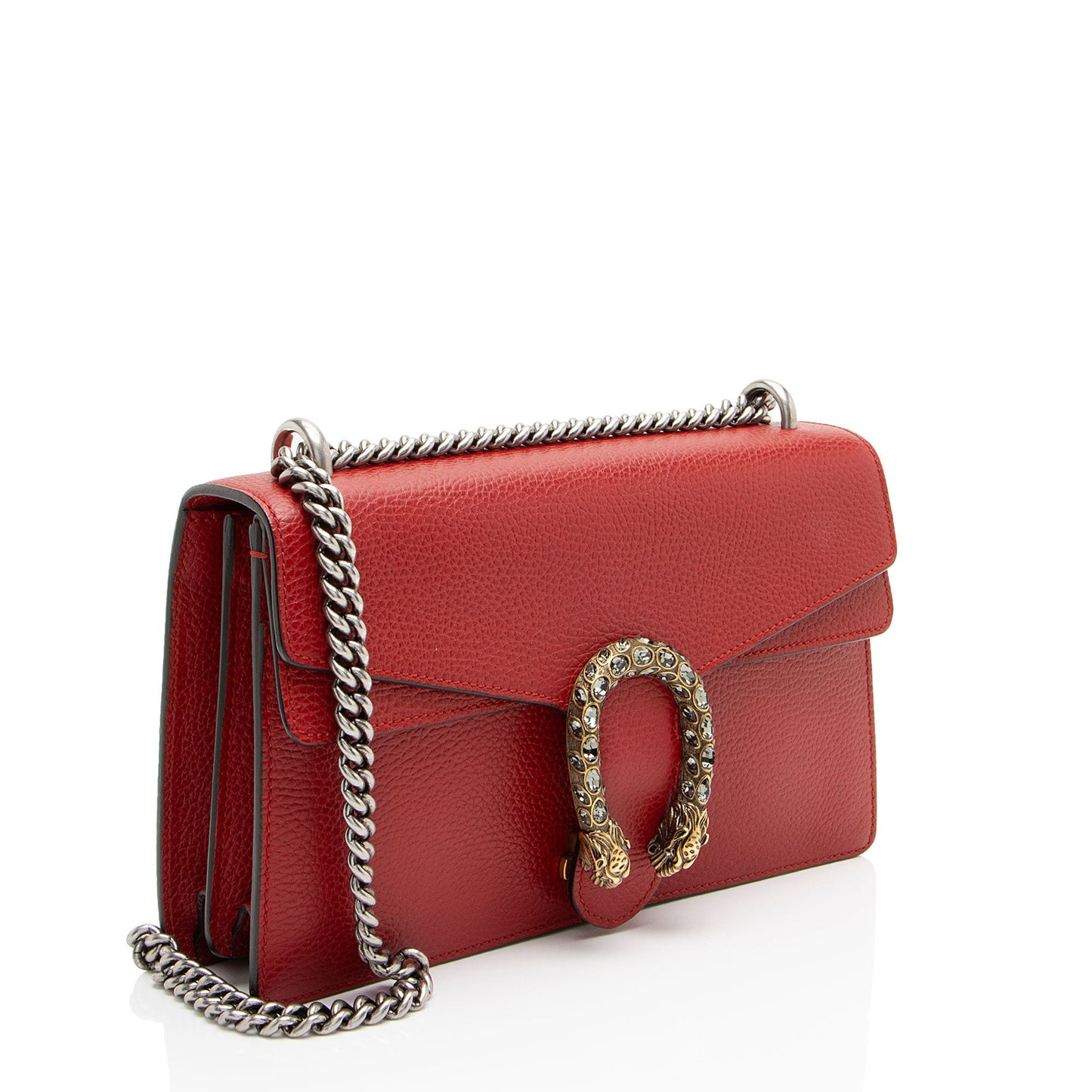 Gucci Leather Crystal Dionysus Medium Shoulder Bag