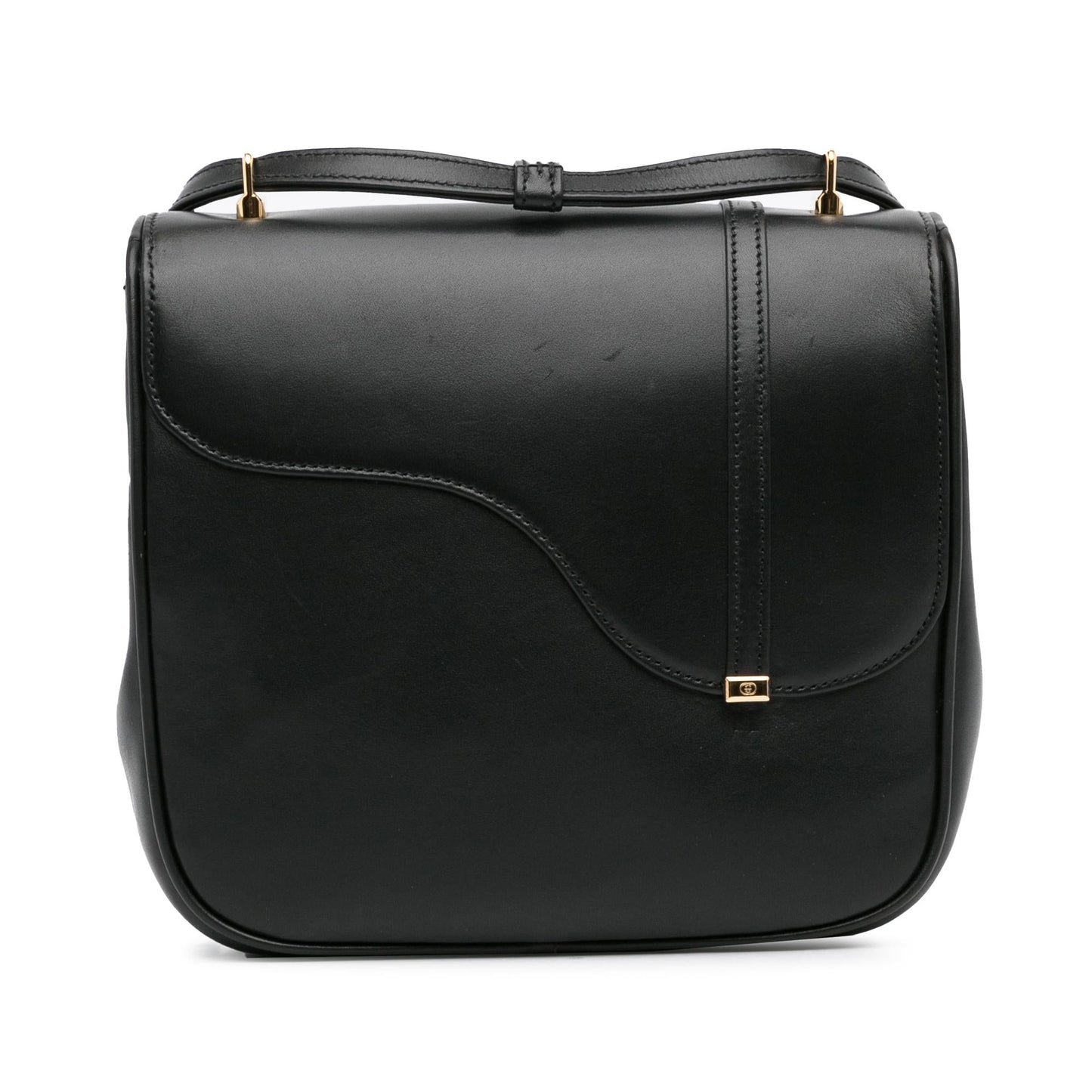 Gucci Leather Equestrian Crossbody (SHG-mxa1tl)