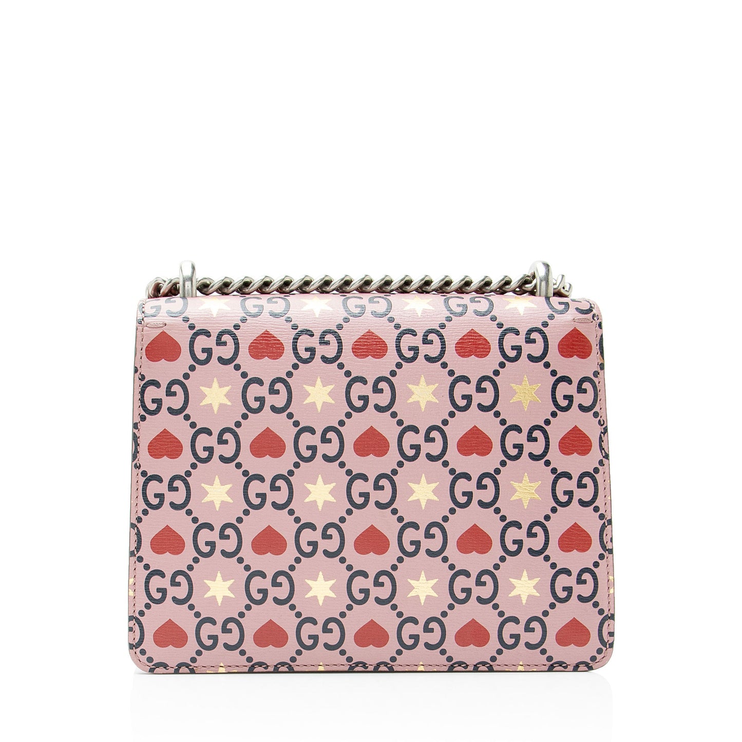 Gucci Limited Edition Leather Crystal Valentines Dionysus Small Shoulder Bag