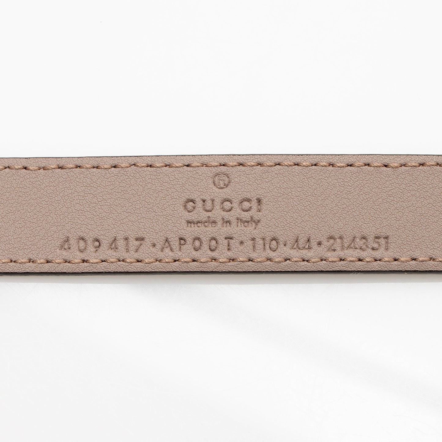 Gucci Leather GG Marmont Slim Belt - Size 44 / 110 (SHF-22299)