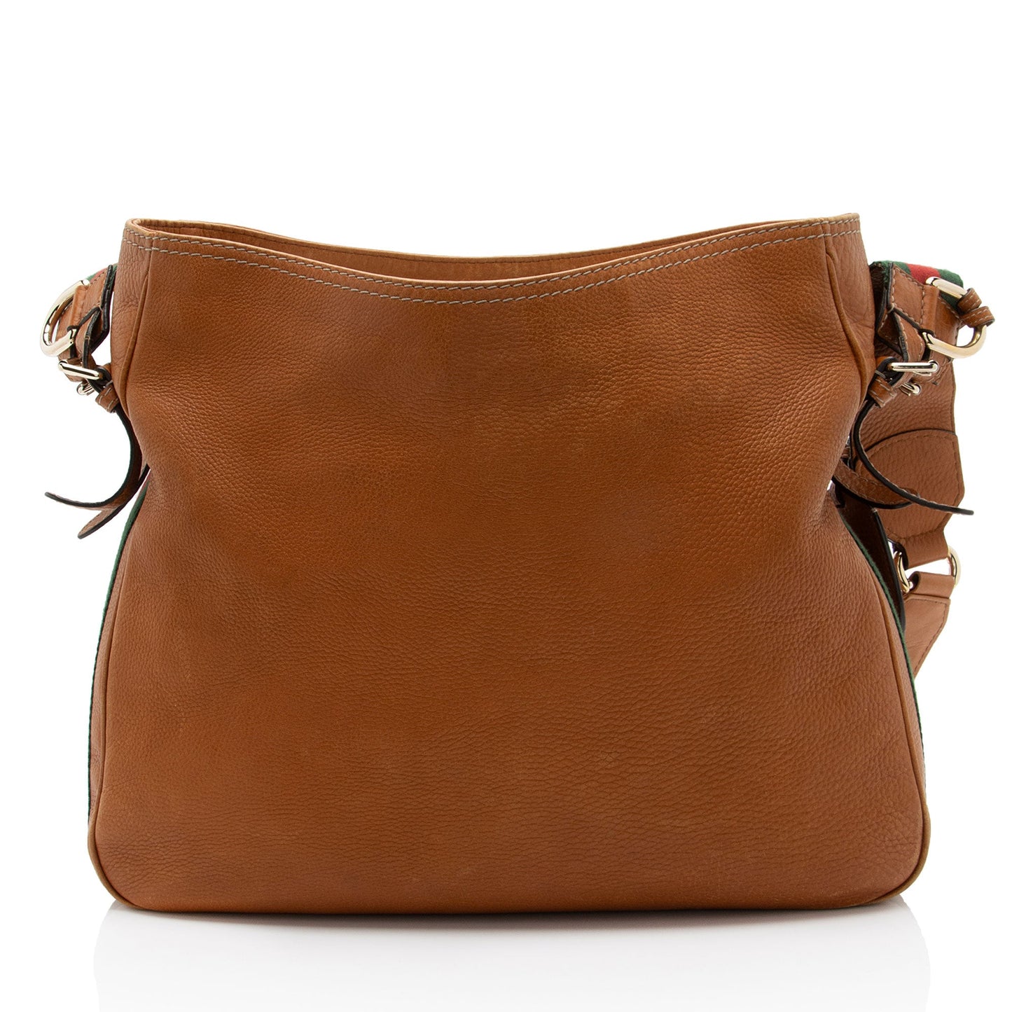 Gucci Leather Web Heritage Messenger Bag (SHF-8X47Lj)