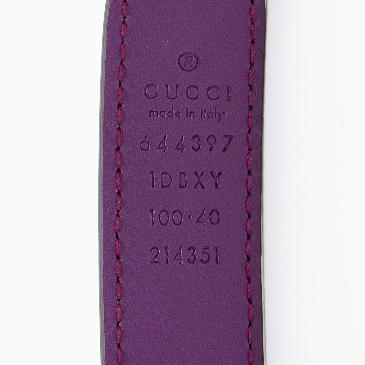 Gucci Smooth Leather Horsebit Belt - Size 40 / 100