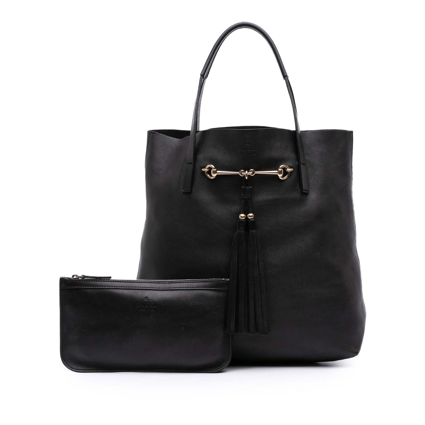 Gucci Leather Horsebit Park Avenue Tote