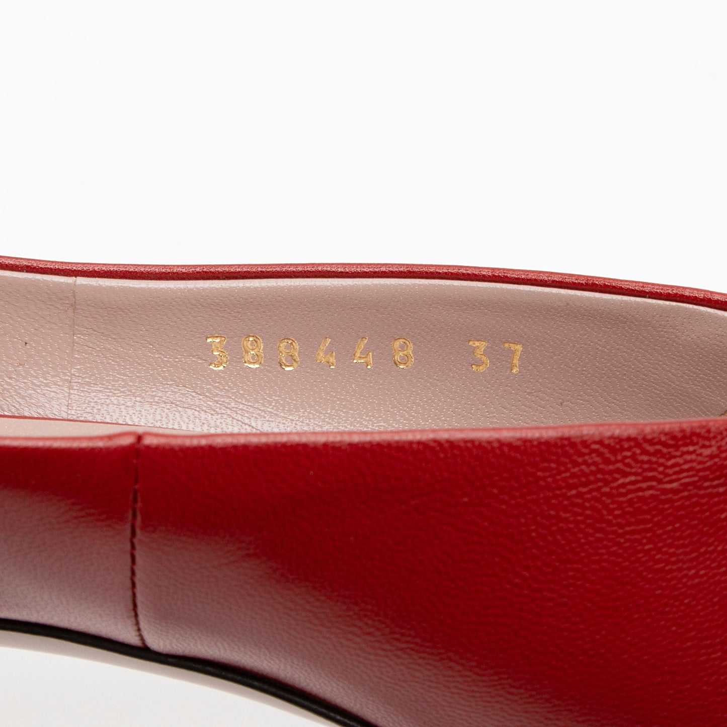 Gucci Leather Horsebit Peep Toe Pumps - Size 7 / 37 (SHF-AxyIGd)