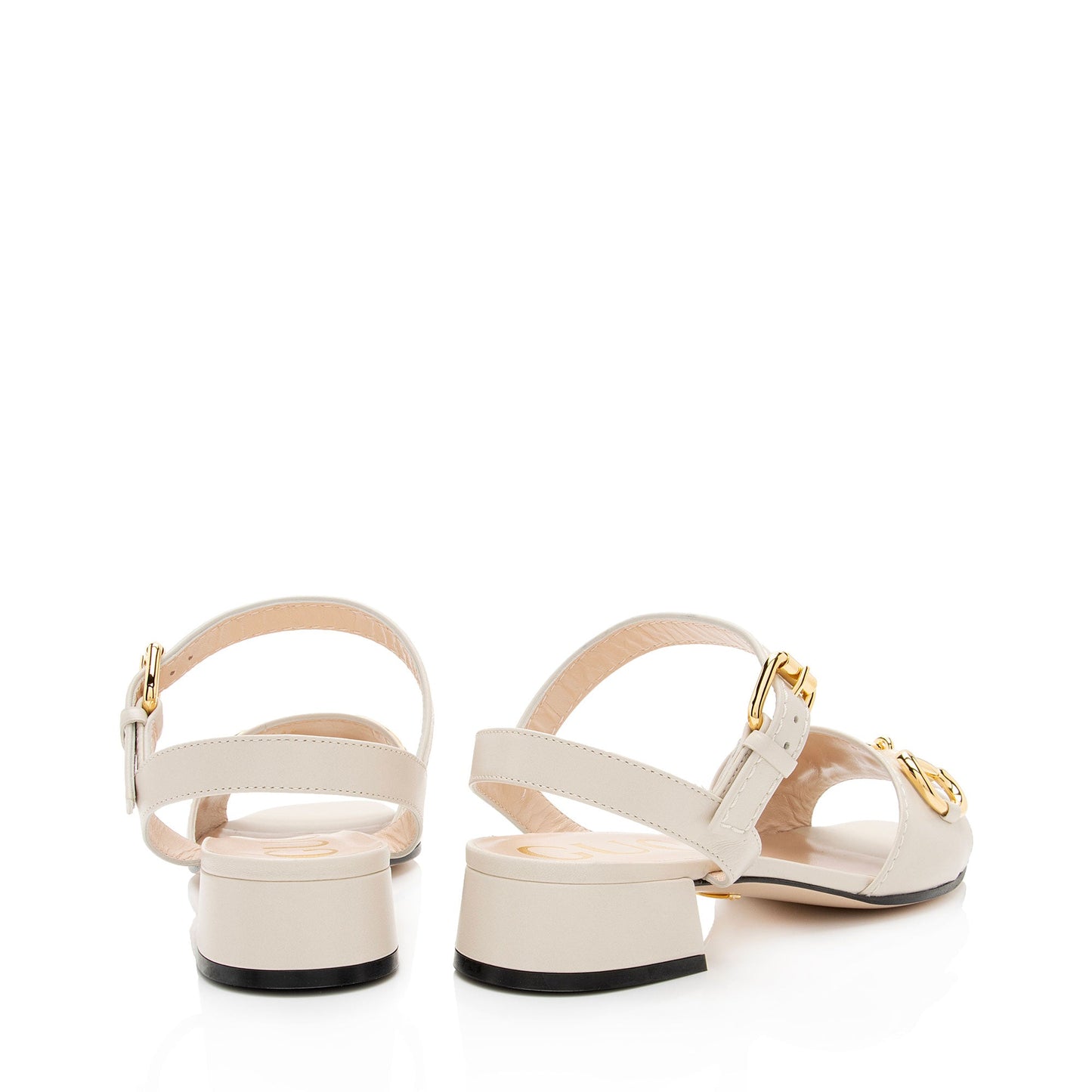 Gucci Leather Horsebit 25mm Sandals - Size 7.5 / 37.5 (SHF-u8CxO8)