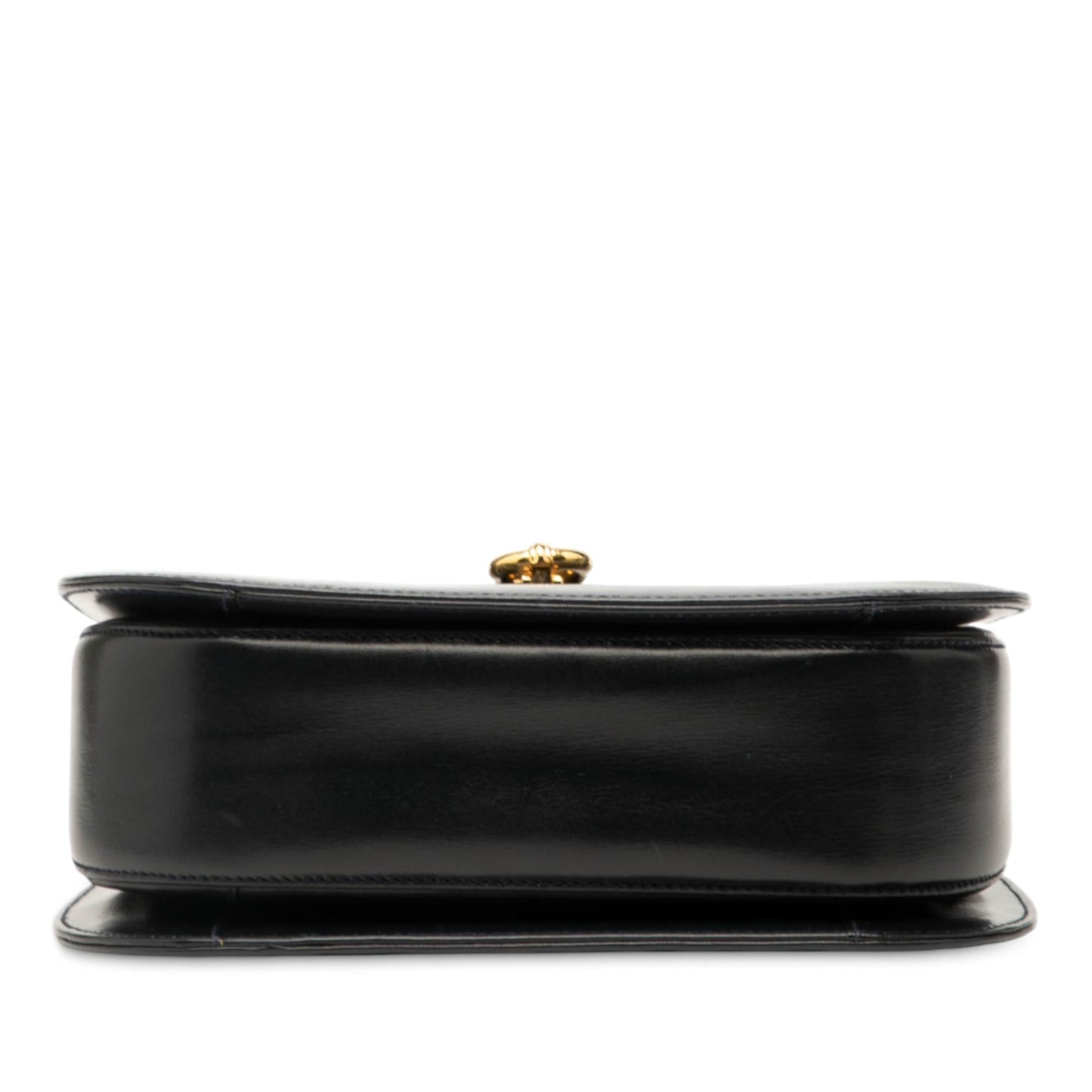 Gucci Leather Horsebit Top Handle Bag