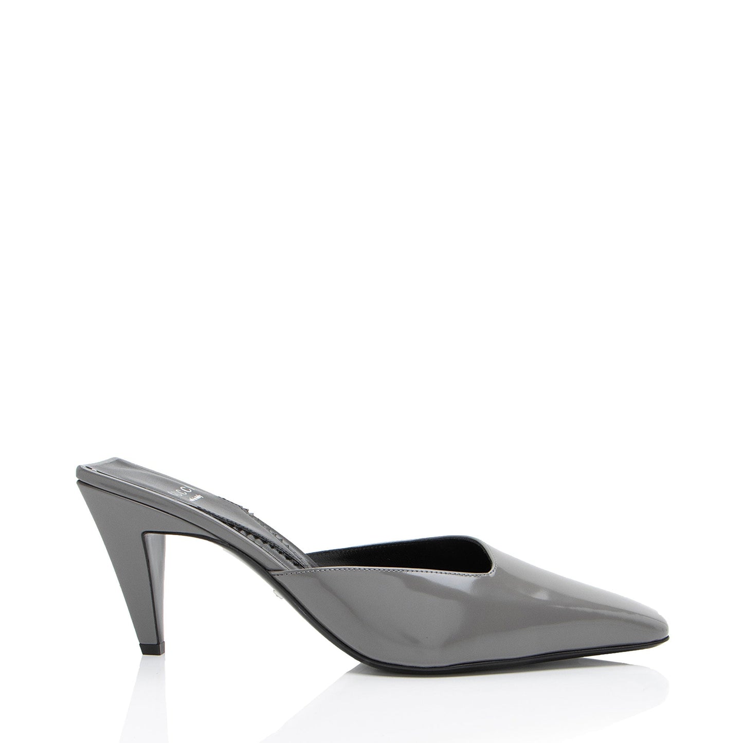 Gucci Leather Interlocking G Mallory Mules - Size 8 / 38