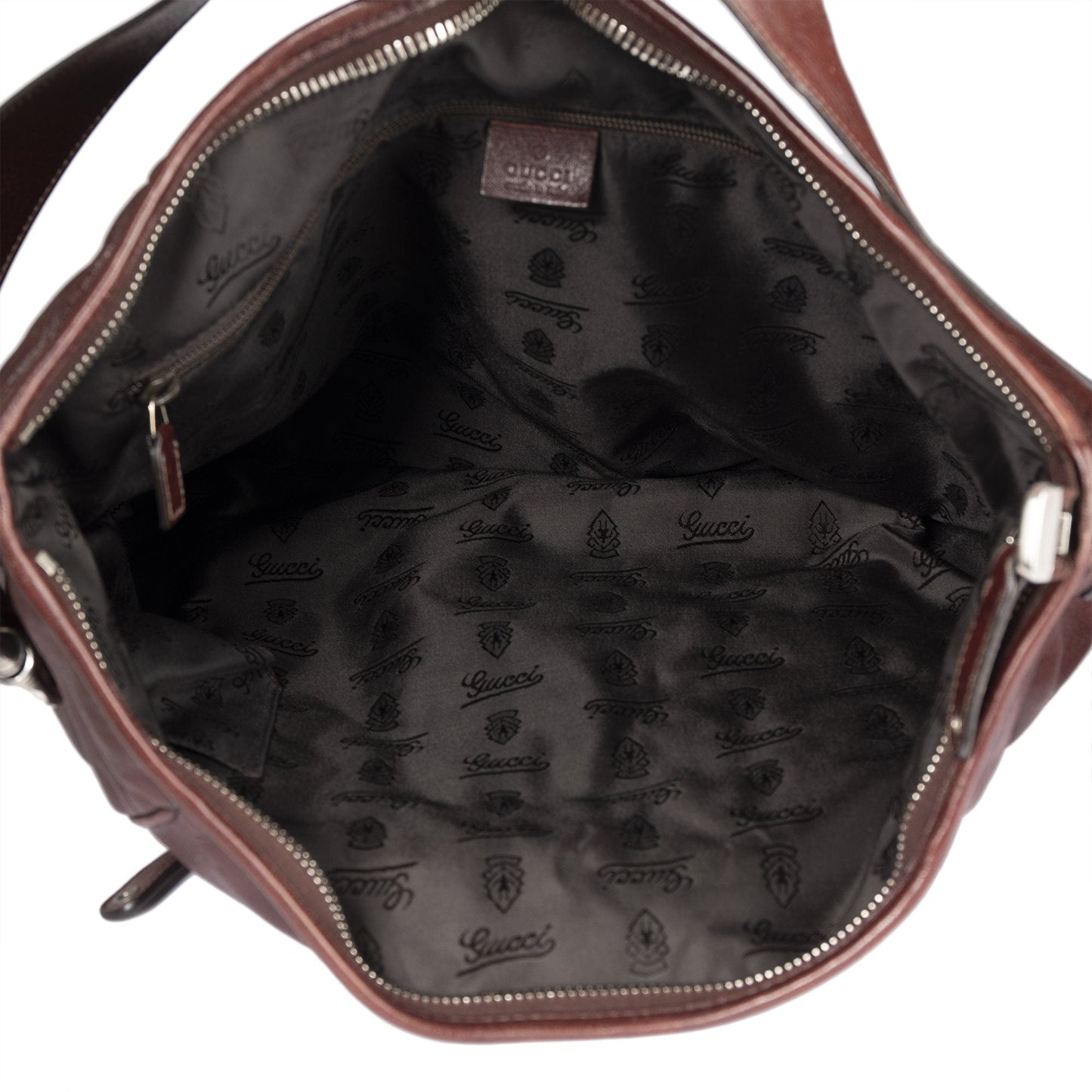 Gucci Leather Messenger Bag