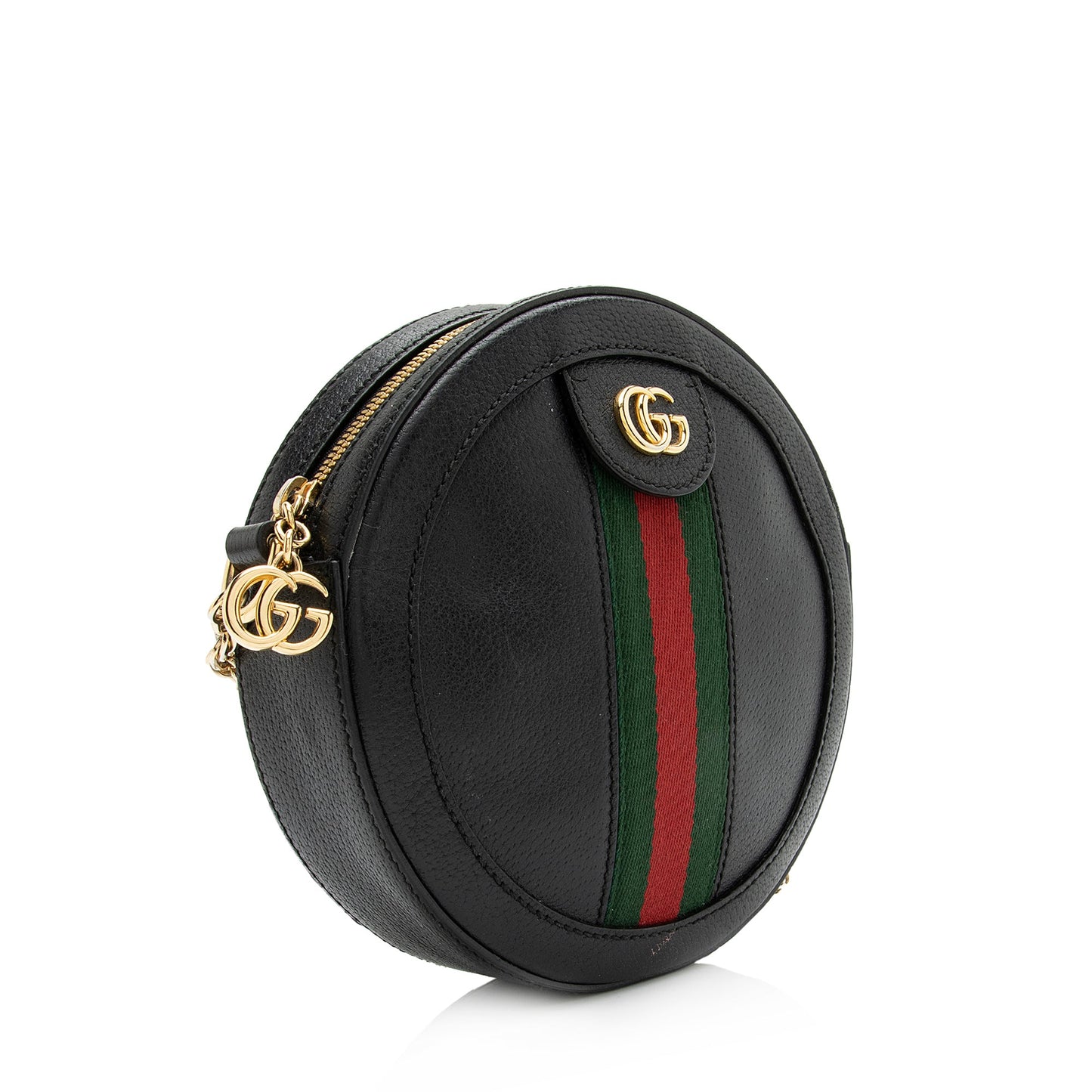 Gucci Leather Ophidia Round Mini Shoulder Bag (SHF-23807)