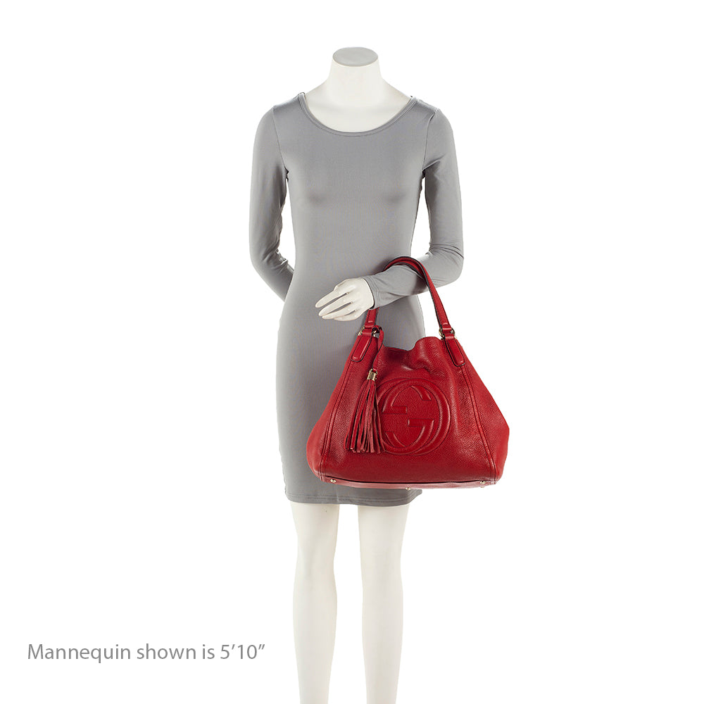 Gucci Leather Soho Medium Tote (SHF-L8cdCw)