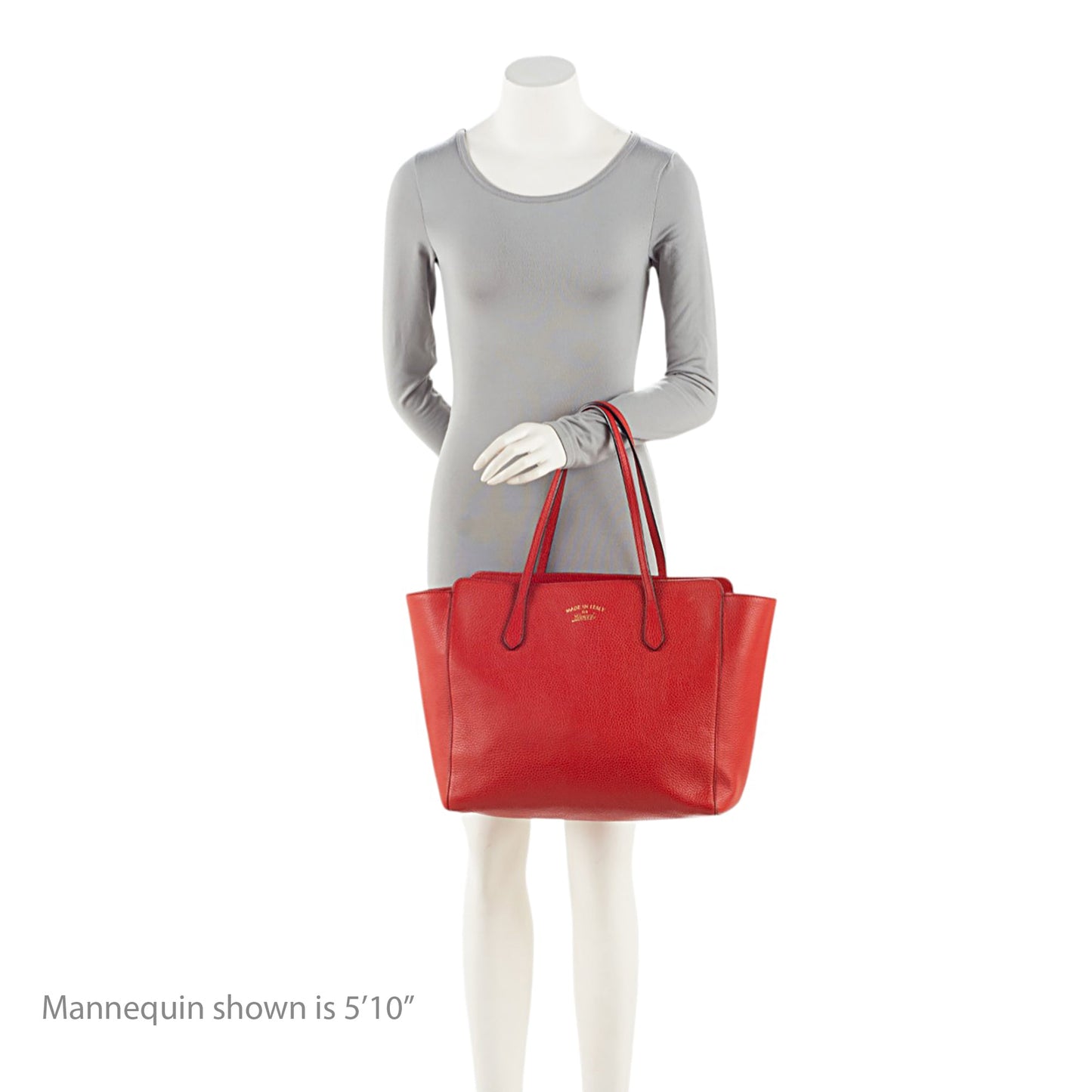 Gucci Leather Swing Medium Tote