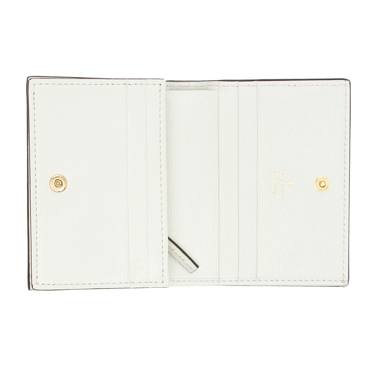 Gucci Leather Tiger Horsebit 1955 Card Holder (SHF-dh10uh)