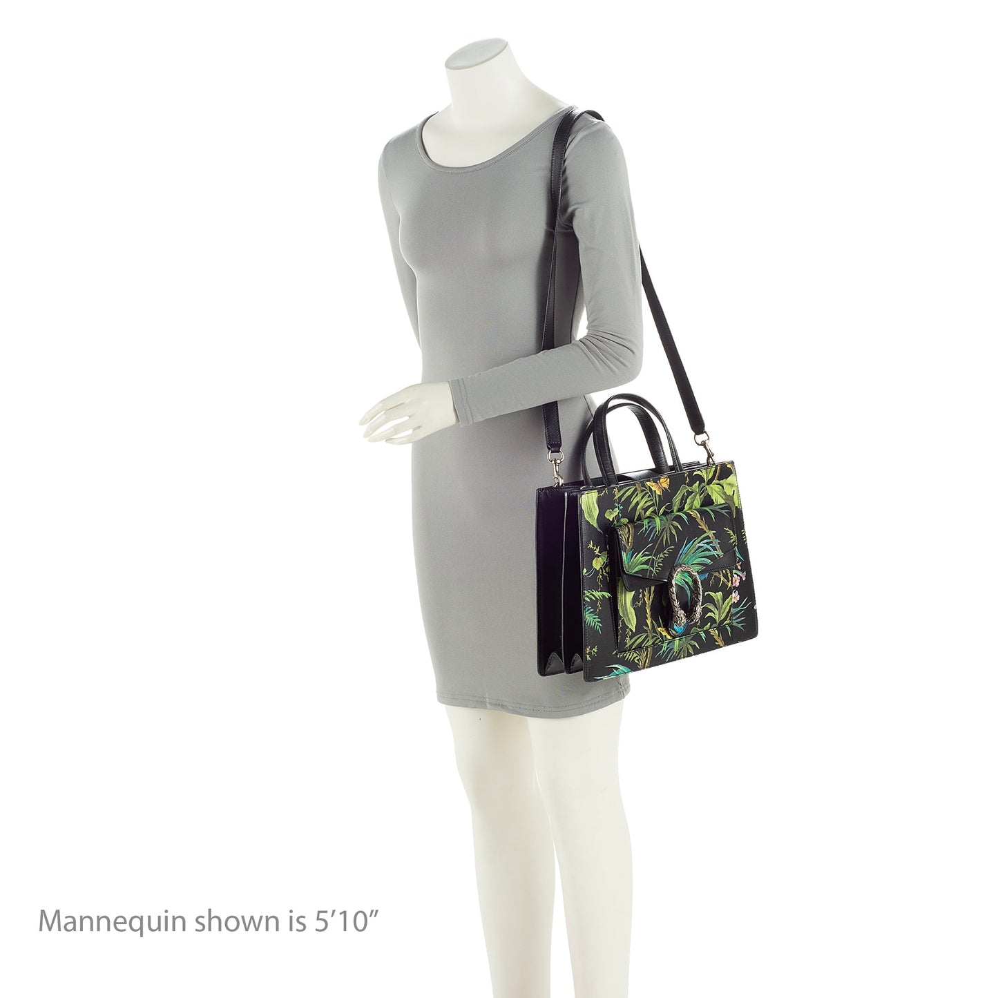 Gucci Leather Tropical Dionysus Medium Tote (SHF-22824)