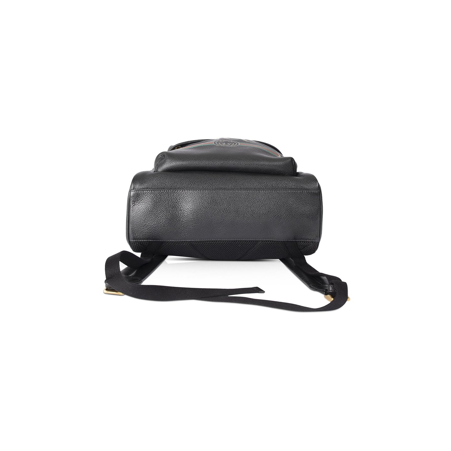 Gucci Logo Print Leather Backpack