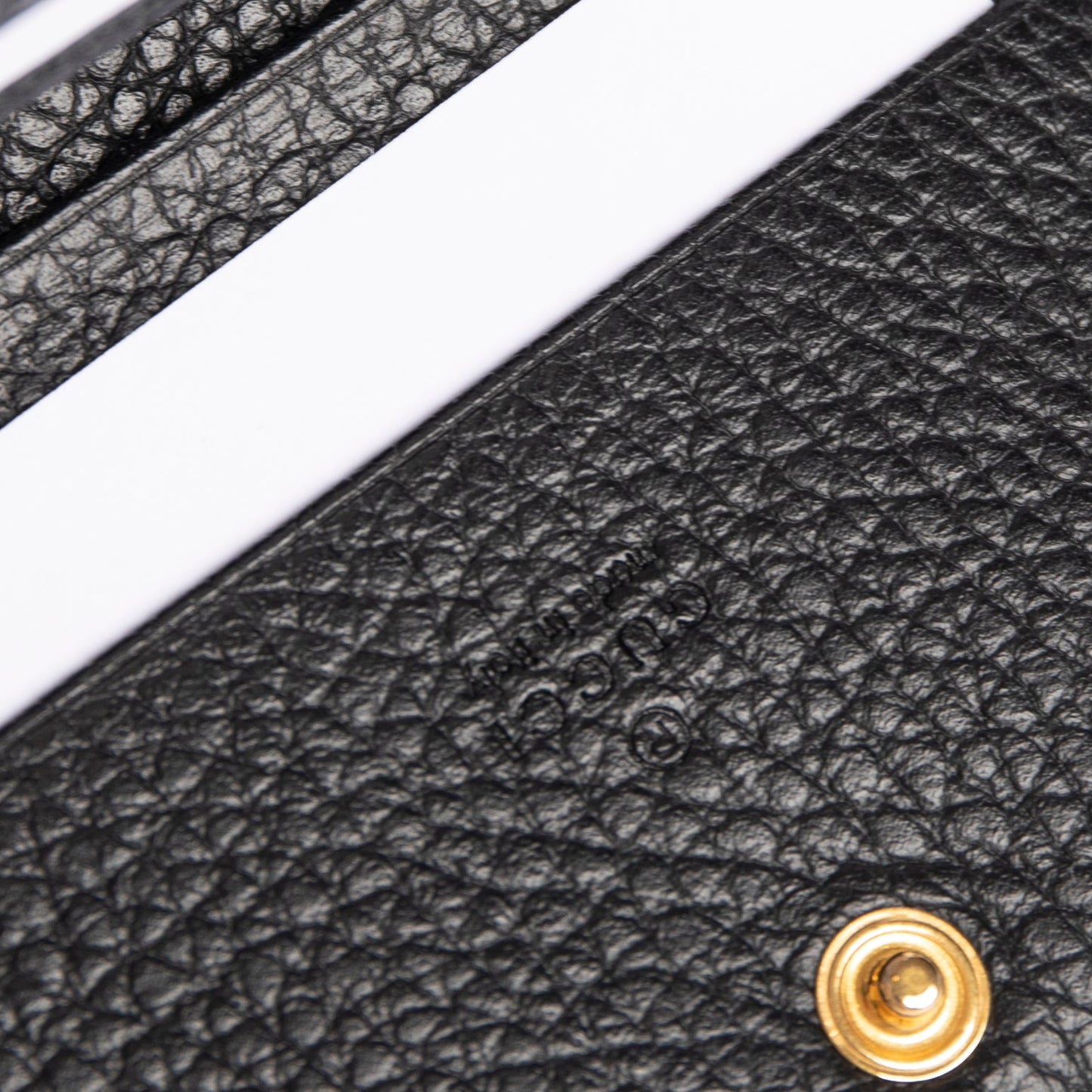 Gucci Marmont Leather Card Case Wallet