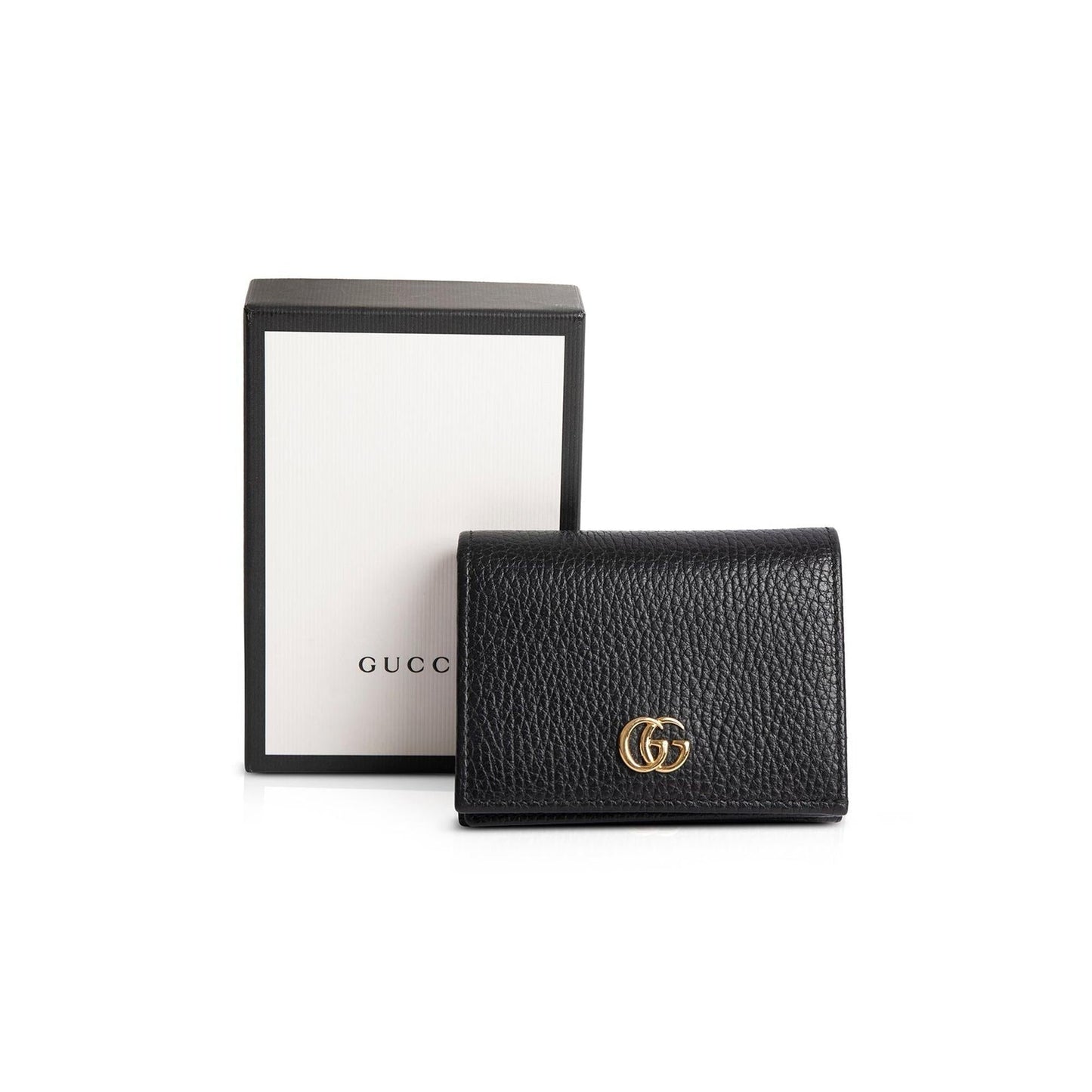 Gucci Marmont Leather Card Case Wallet