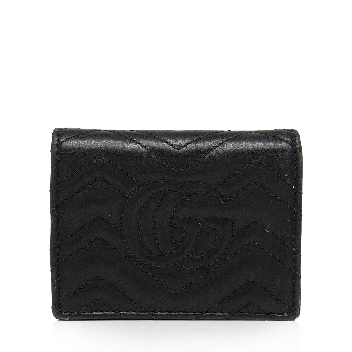 Gucci Matelasse GG Marmont Card Case Wallet (SHF-otkUtR)