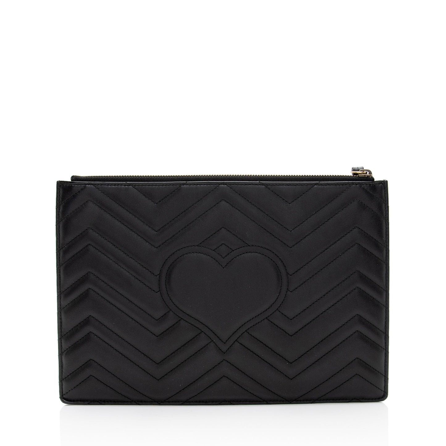 Gucci Matelasse Leather GG Marmont Animal Studs Clutch