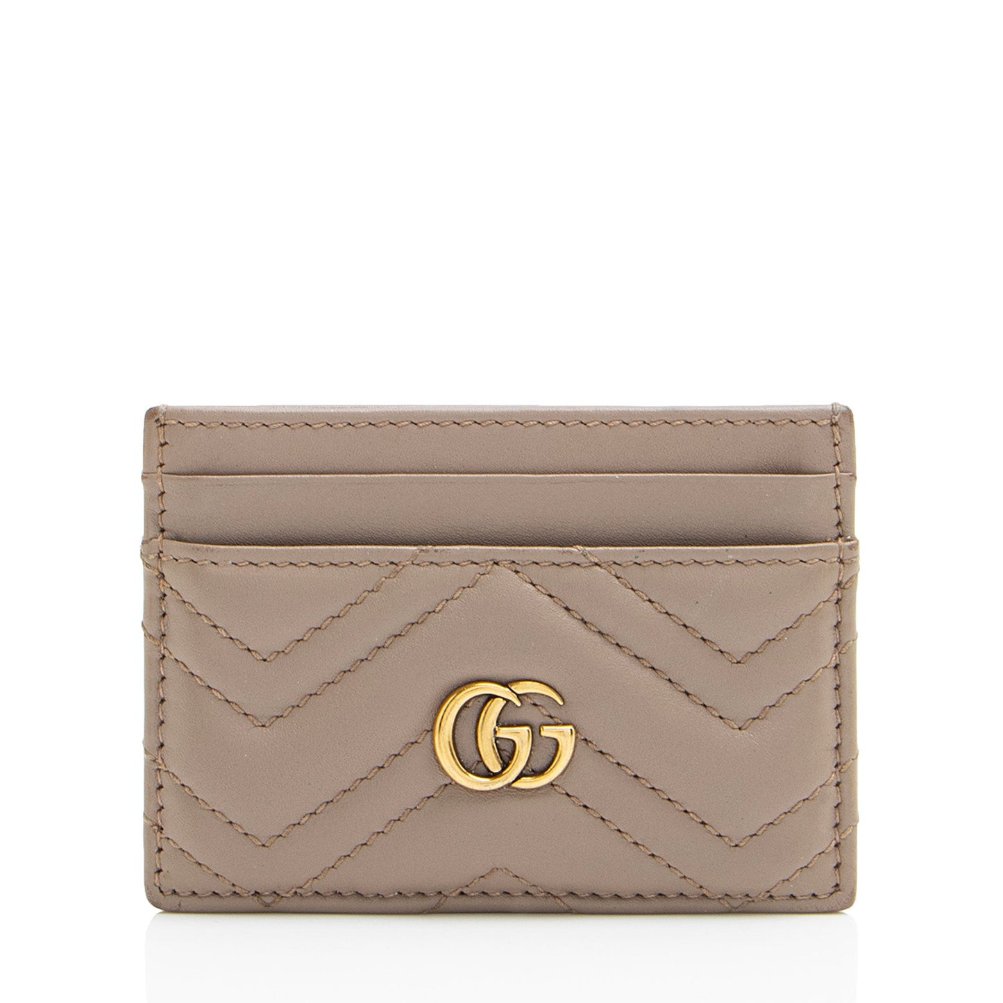 Gucci Matelasse Leather GG Marmont Card Case