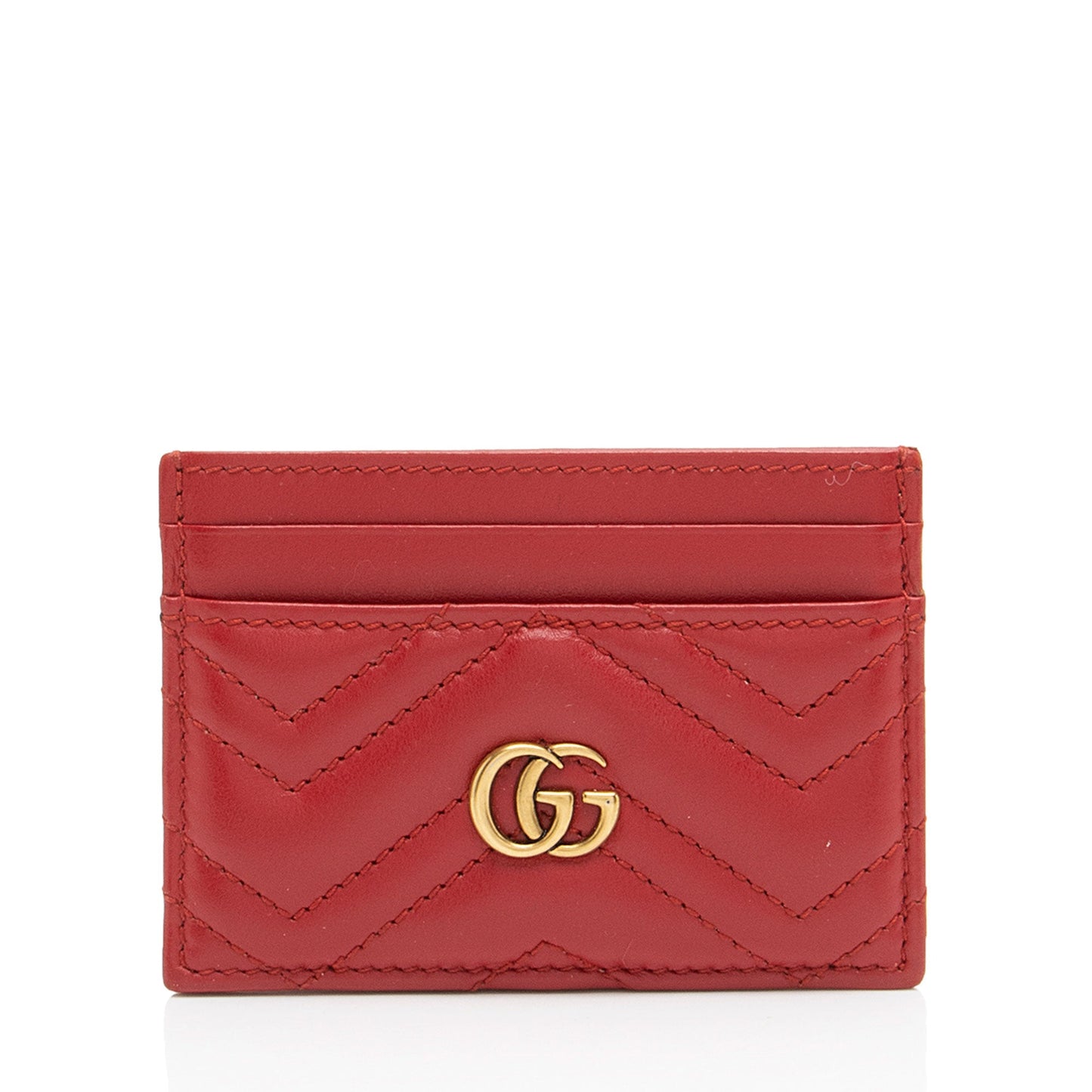 Gucci Matelasse Leather GG Marmont Card Case