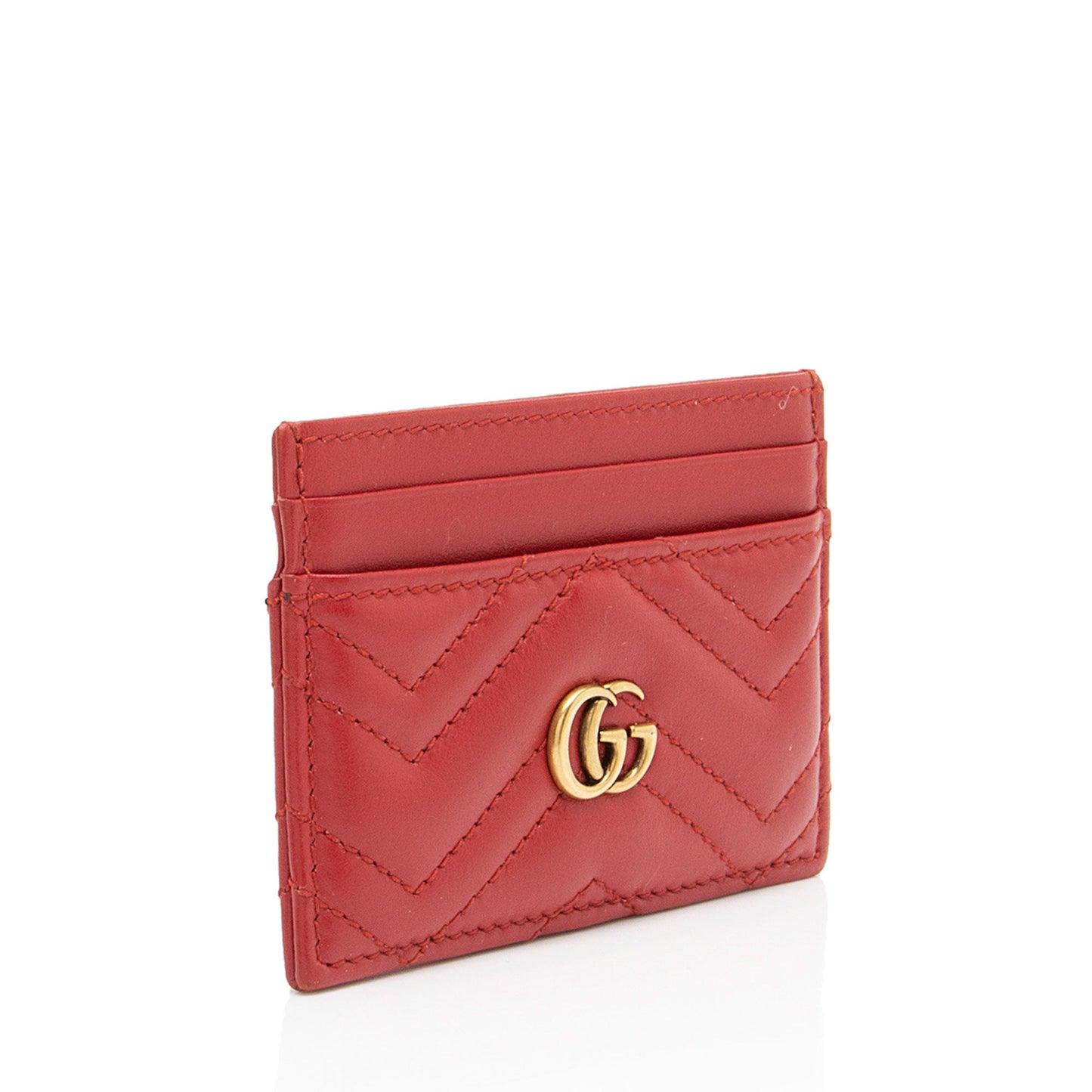 Gucci Matelasse Leather GG Marmont Card Case
