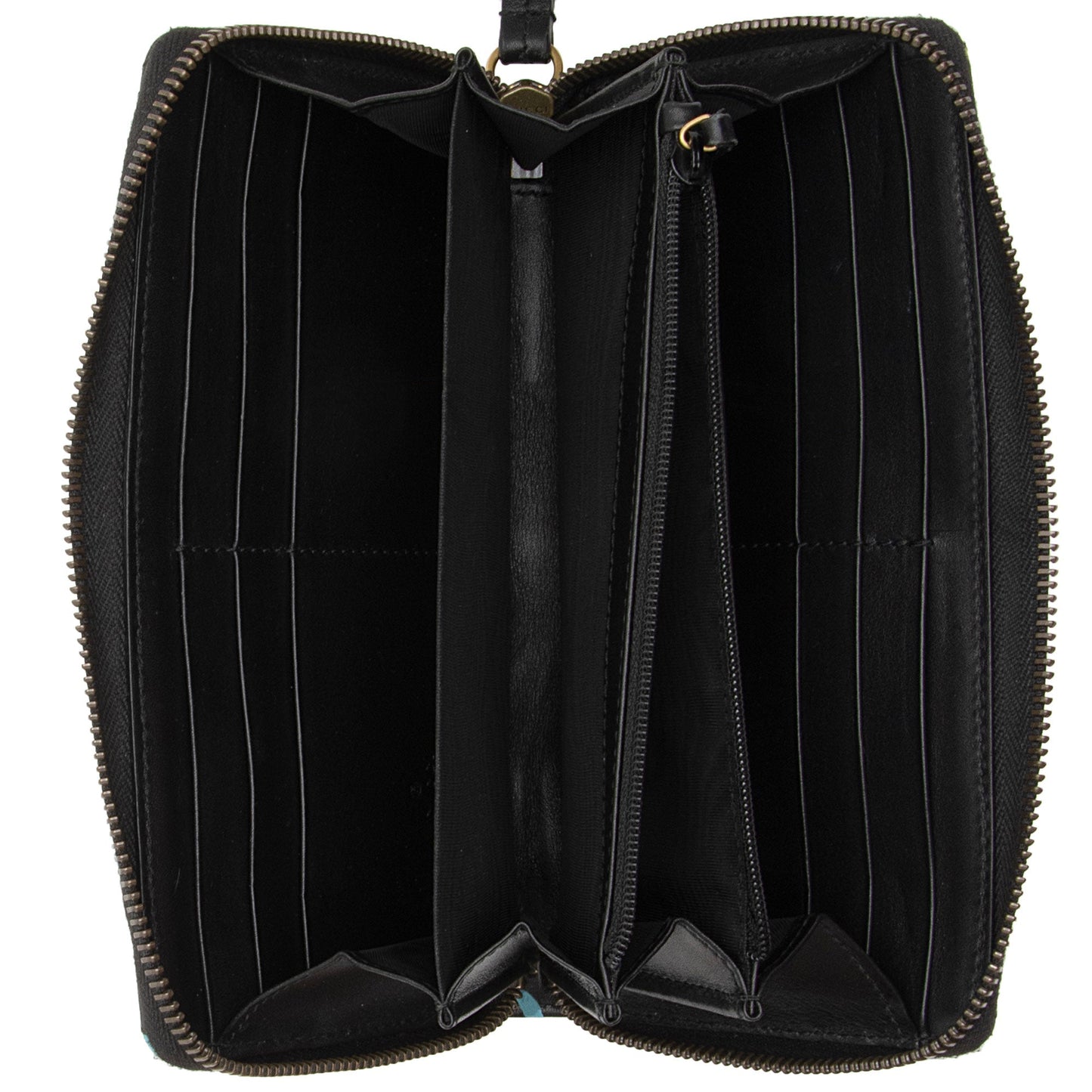 Gucci Matelasse GG Marmont Ghost Zip Around Wallet (SHF-nSlm24)