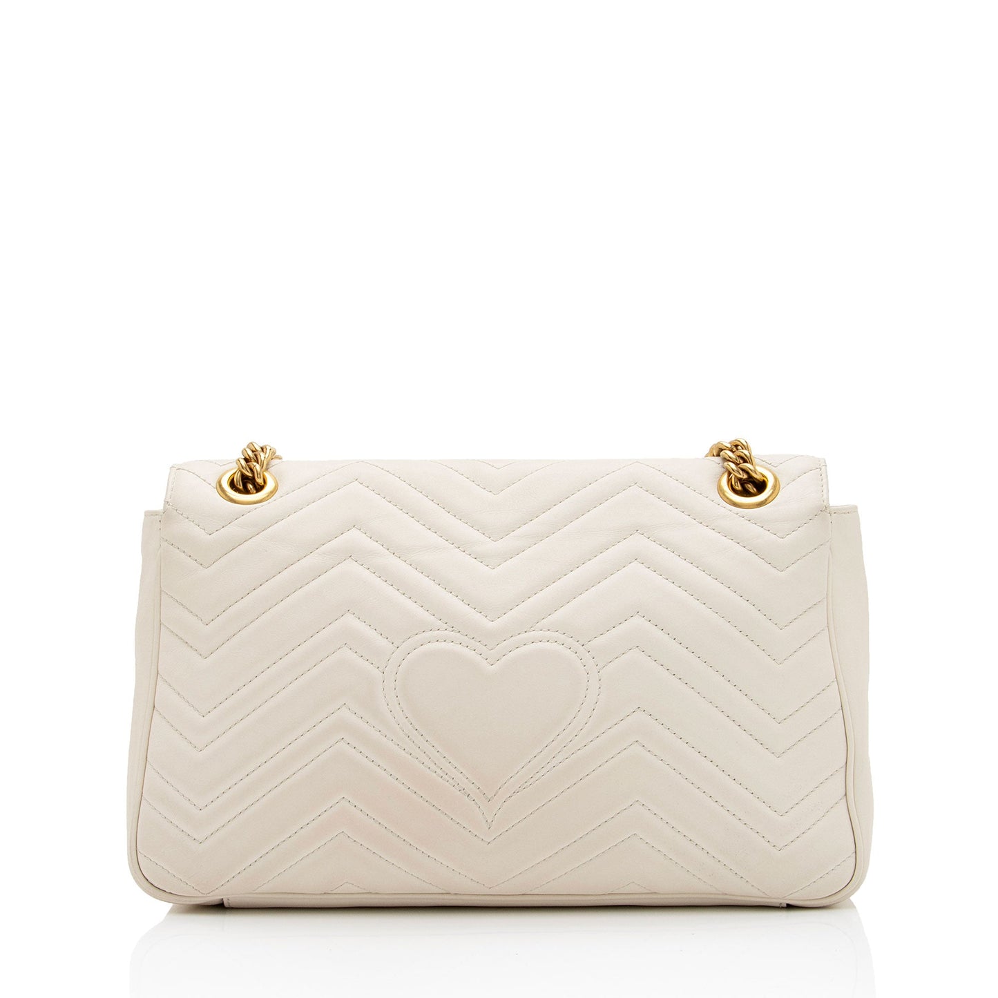 Gucci Matelasse Leather GG Marmont Medium Shoulder Bag (SHF-vZzq6k)