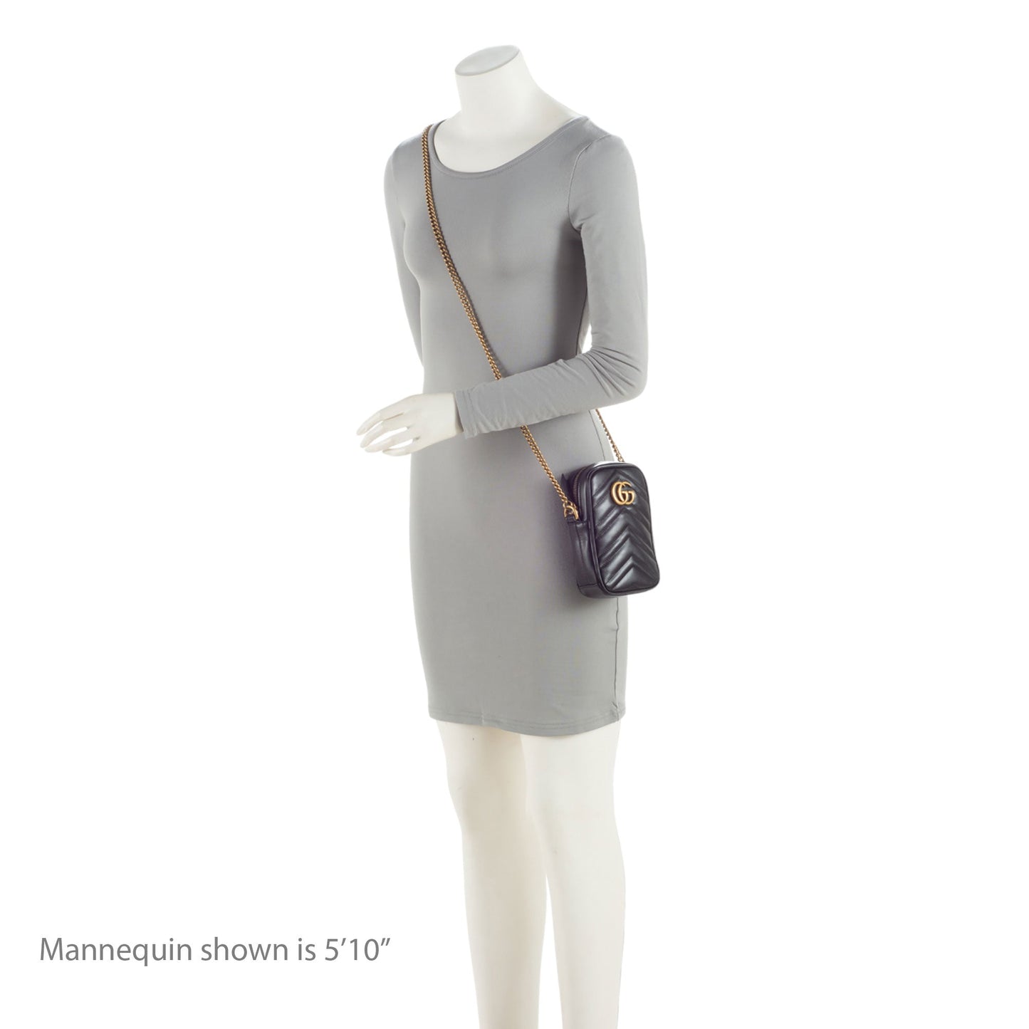 Gucci Matelasse Leather GG Marmont Mini Crossbody (SHF-pySpXY)