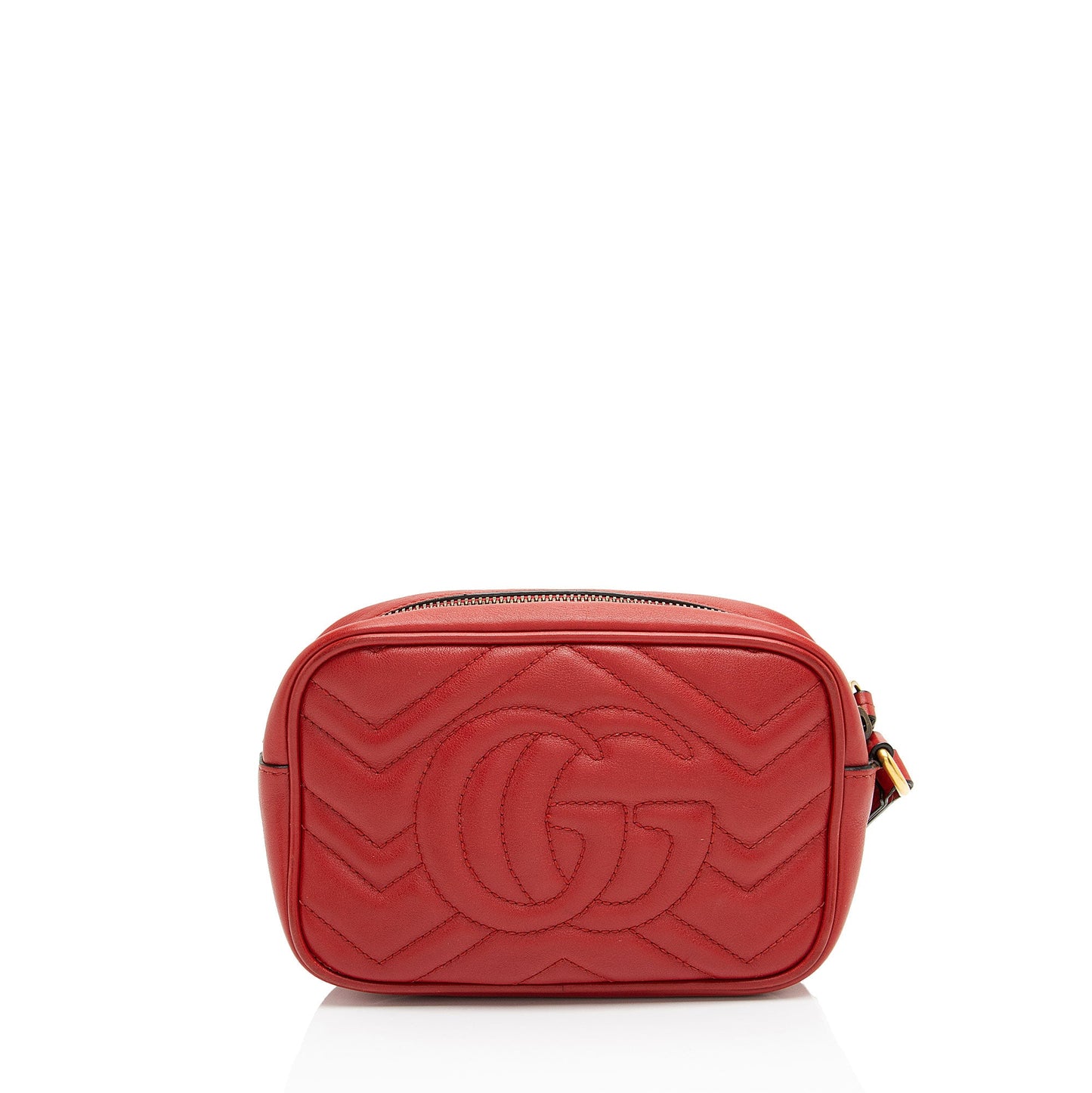 Gucci Matelasse Leather GG Marmont Small Wristlet